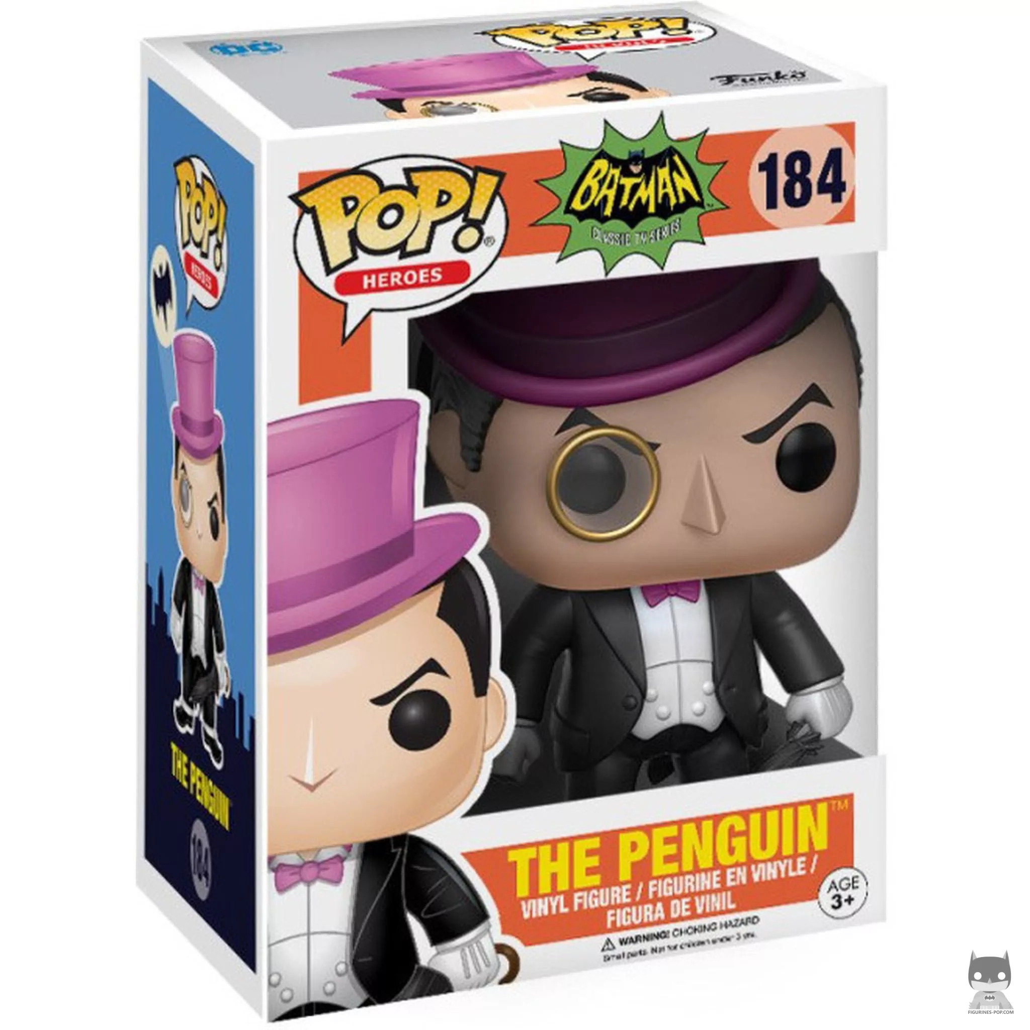 The Penguin Funko Pop! figure in its box