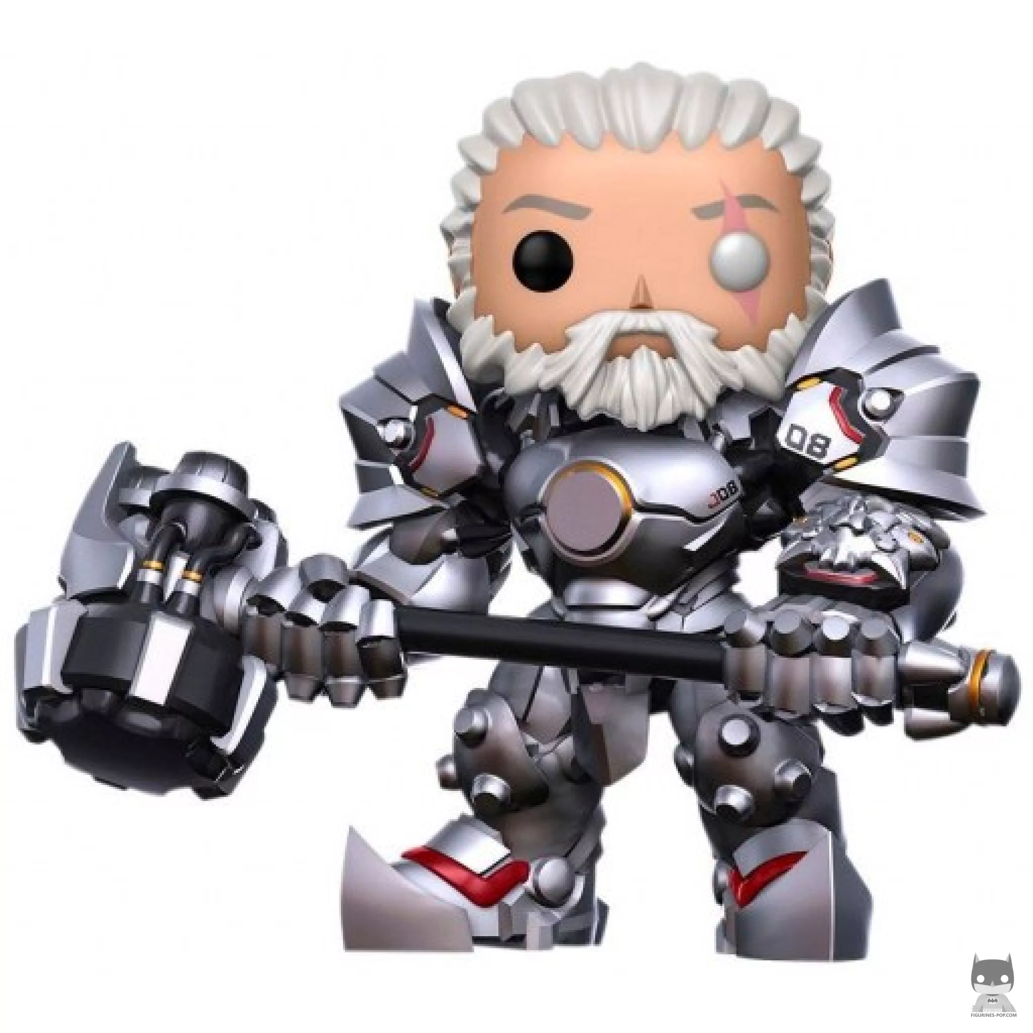 Reinhardt No Helmet (Supersized) Funko Pop! figure (Overwatch)