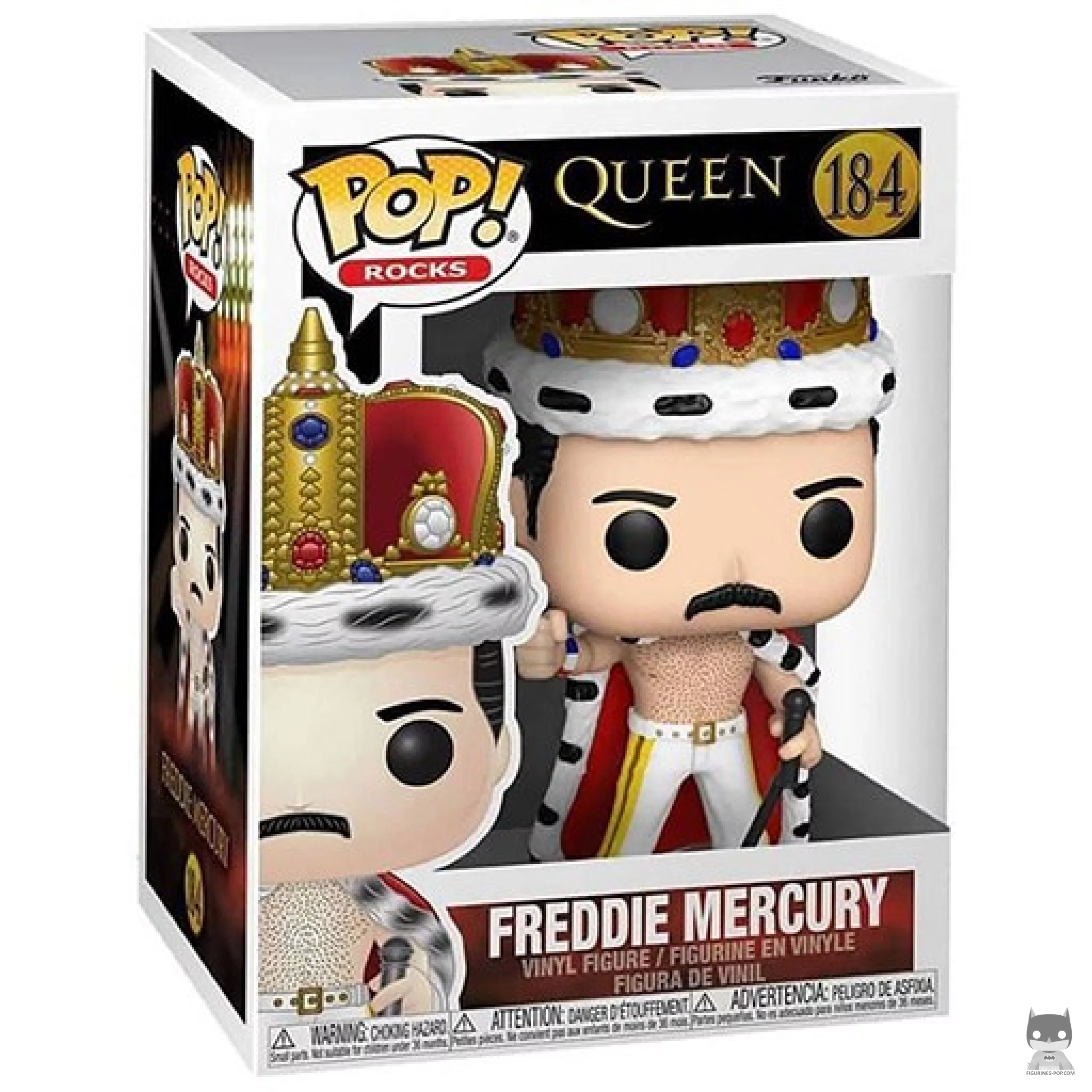 Freddie Mercury Funko Pop! figure in its box