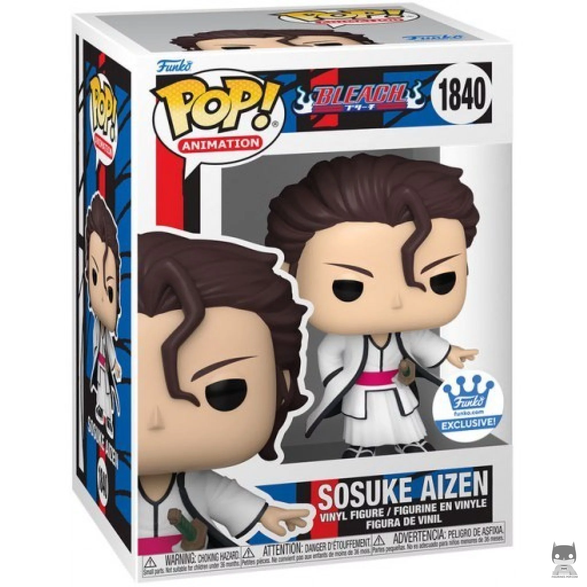 Sosuke Aizen Funko Pop! figure in its box