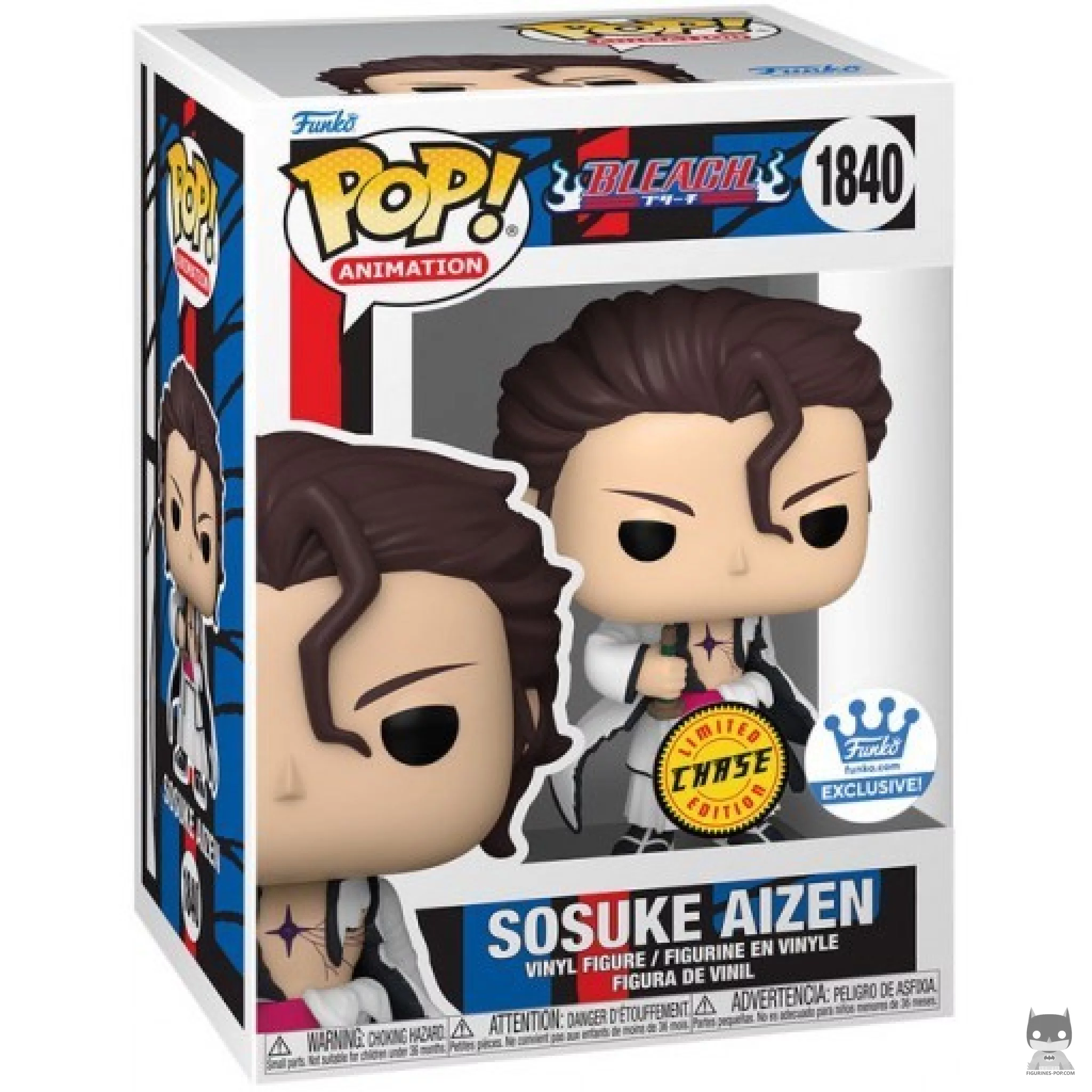 Sosuke Aizen (Chase) Funko Pop! figure in its box