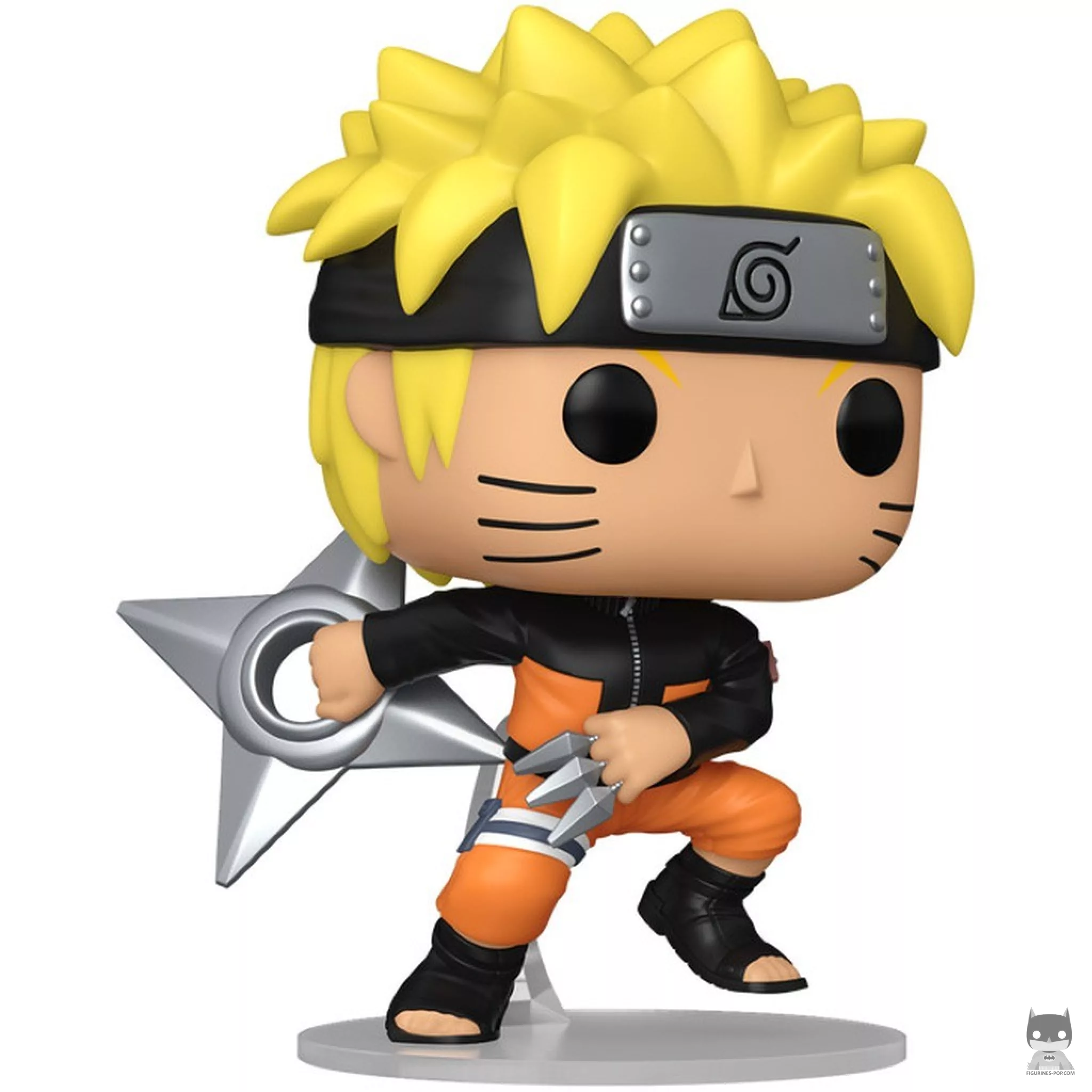 Naruto Uzumaki with kunai & shuriken Funko Pop! figure (Naruto Shippuden)