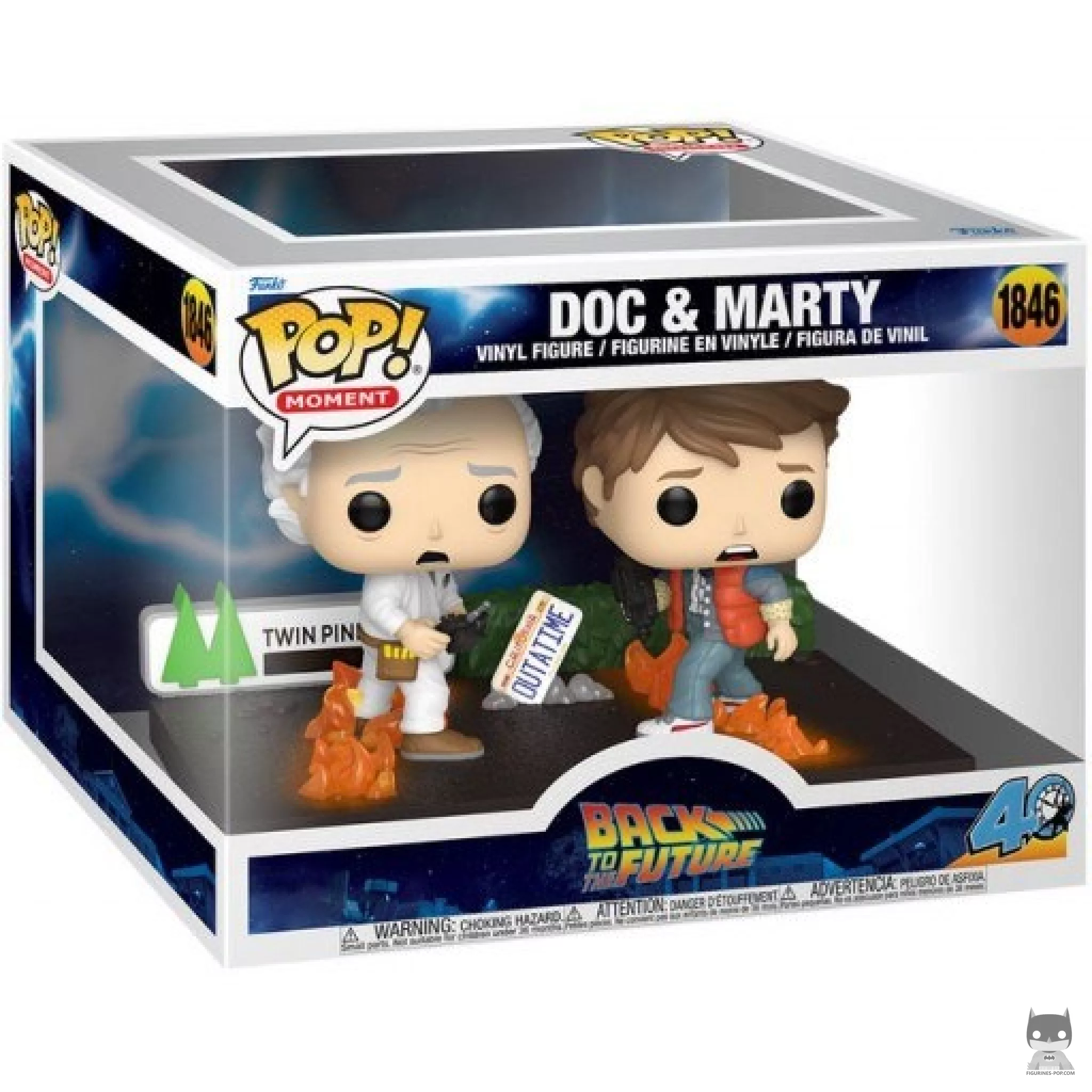 Doc & Marty Funko Pop! figure in its box