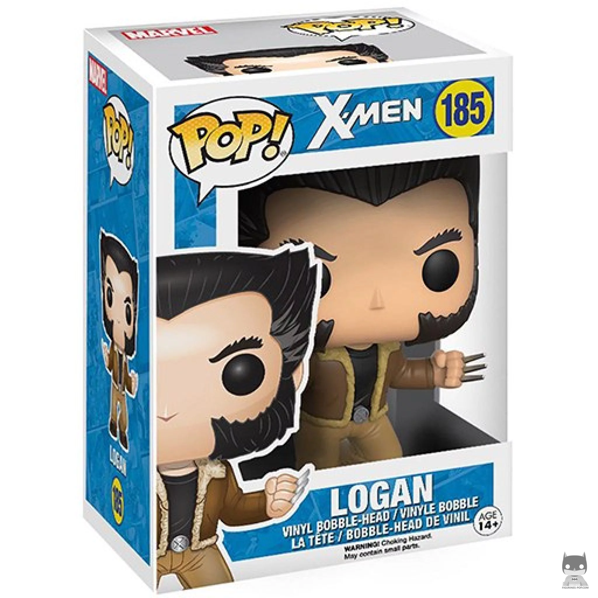 Logan Funko Pop! figure in its box
