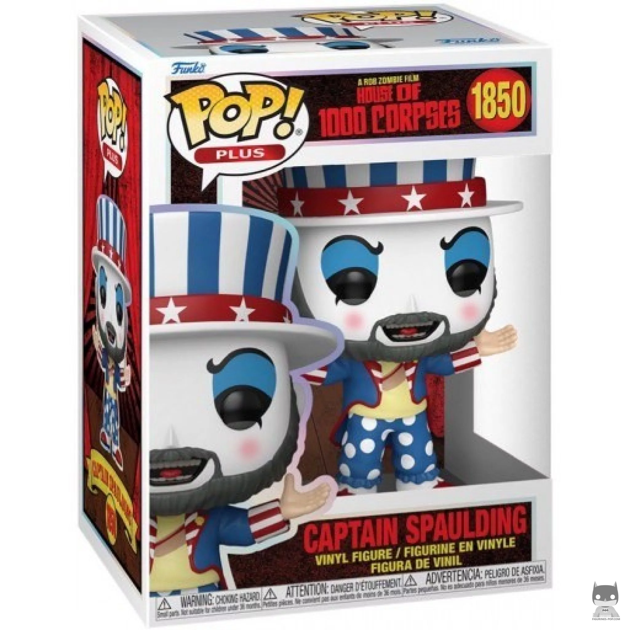 Captain Spaulding Funko Pop! figure in its box