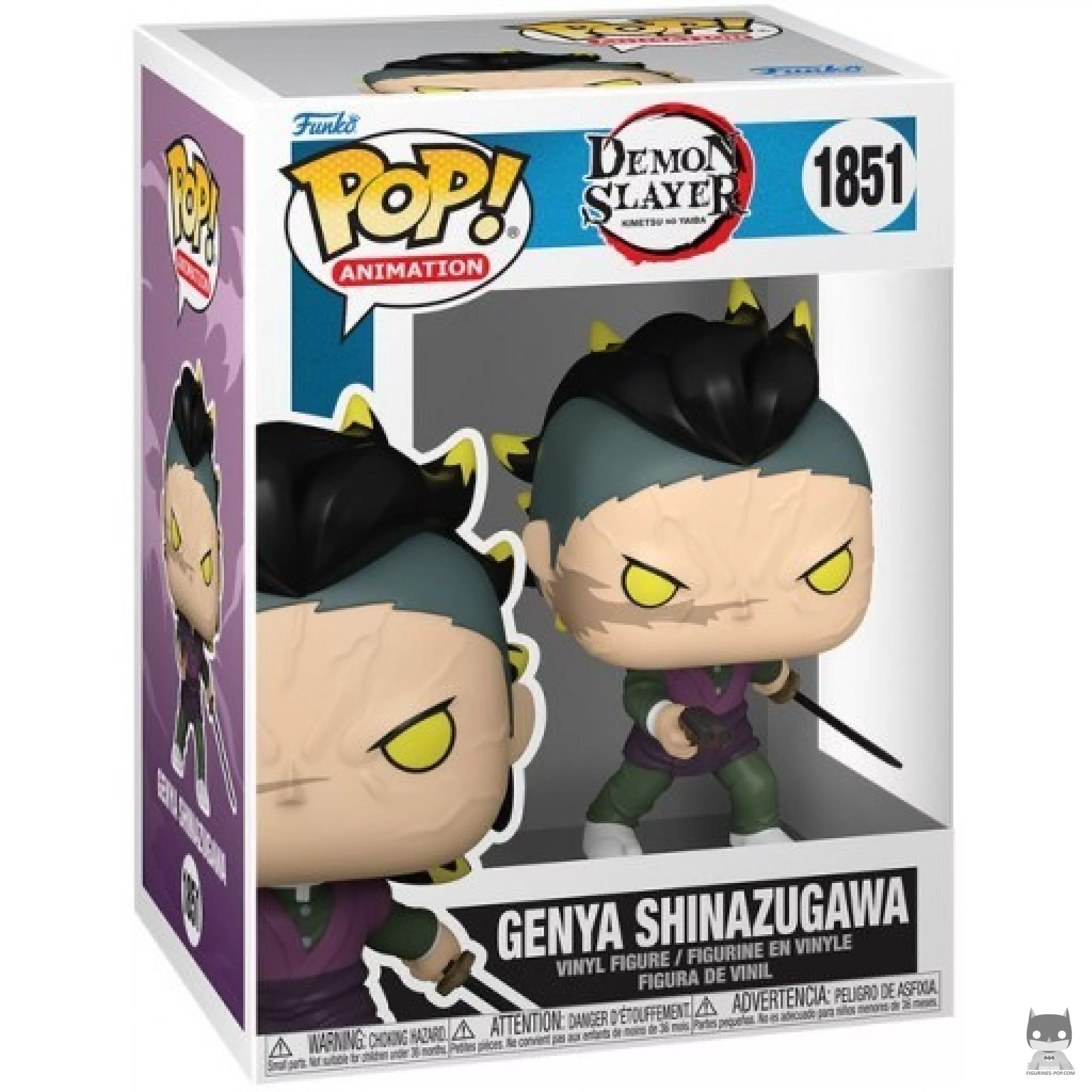 Genya Shinazugawa Funko Pop! figure in its box
