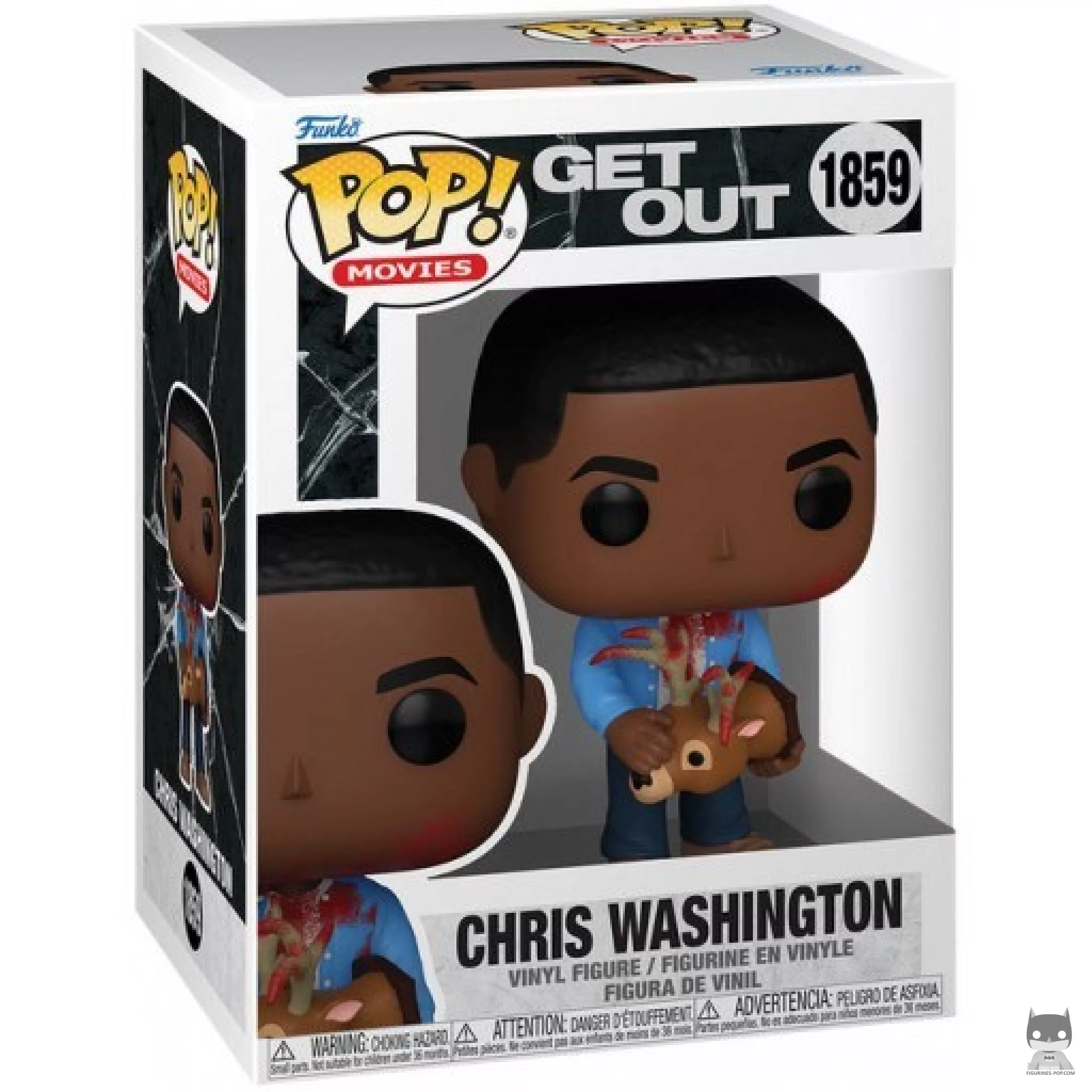 Chris Washington Funko Pop! figure in its box
