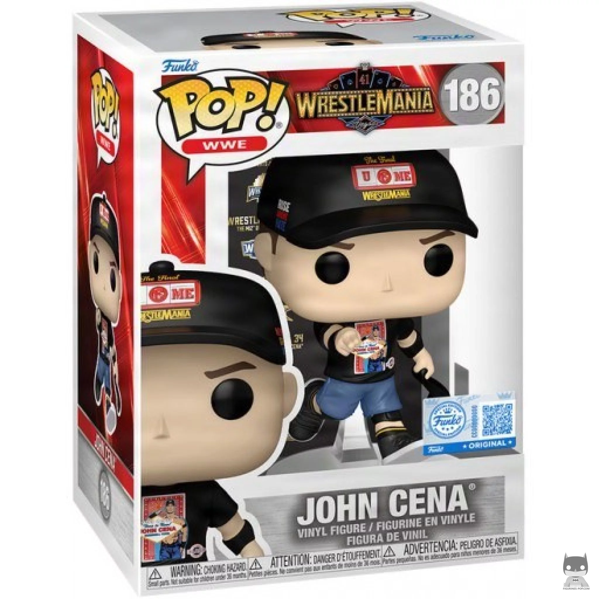 John Cena (Wrestlemania 41) Funko Pop! figure in its box