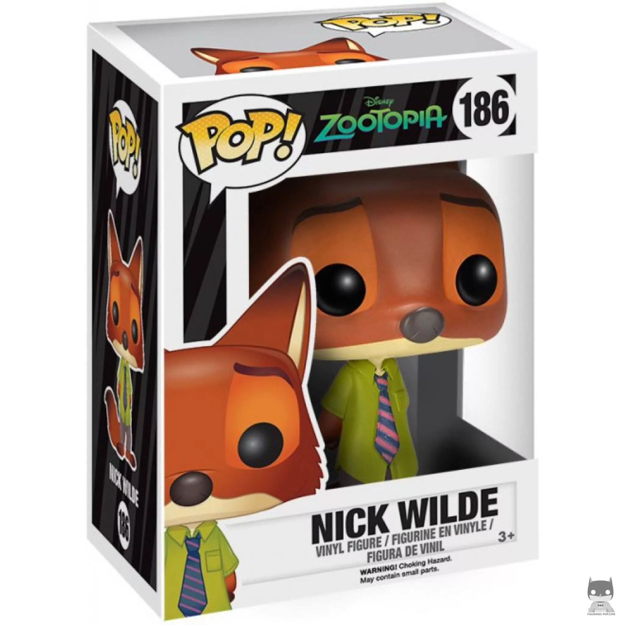 Nick Wilde Funko Pop! figure in its box