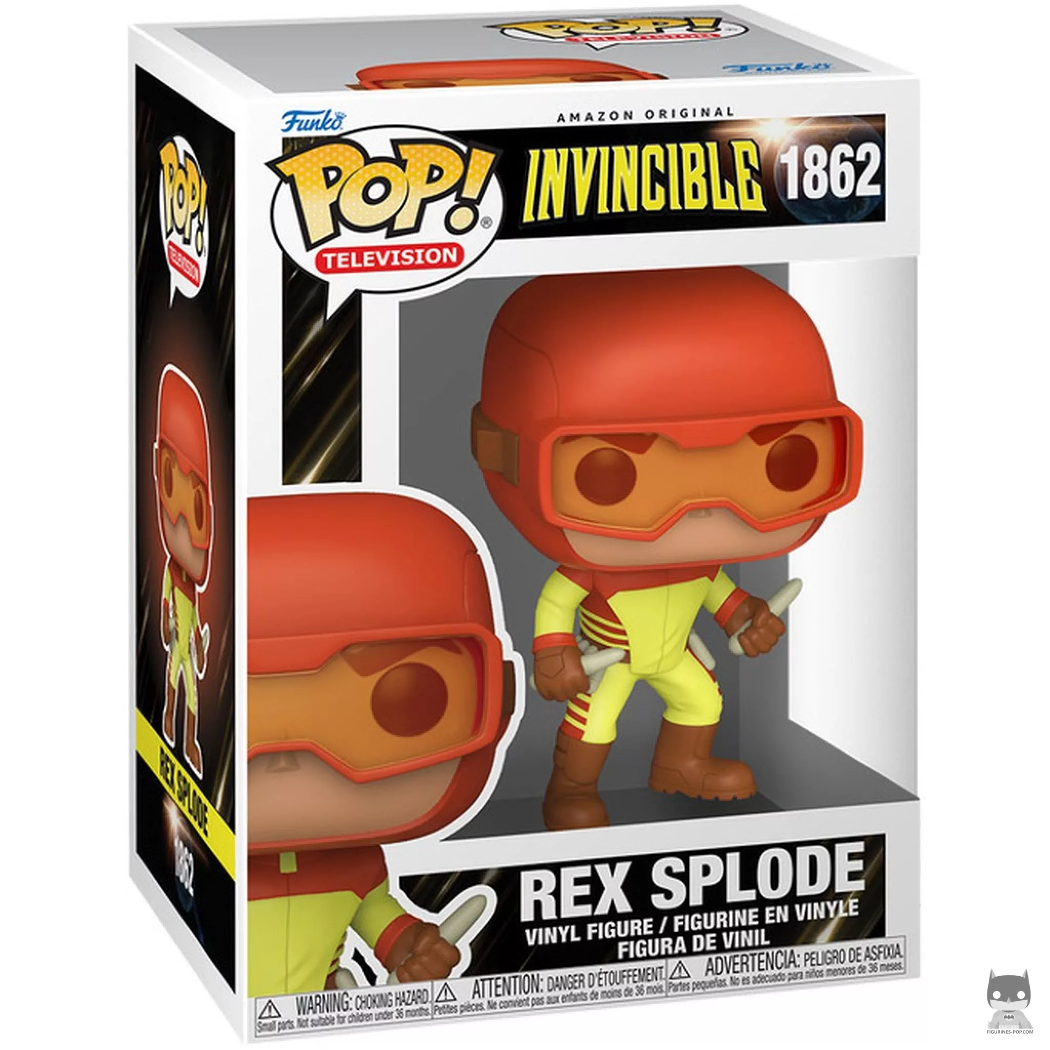 Rex Splode Funko Pop! figure in its box