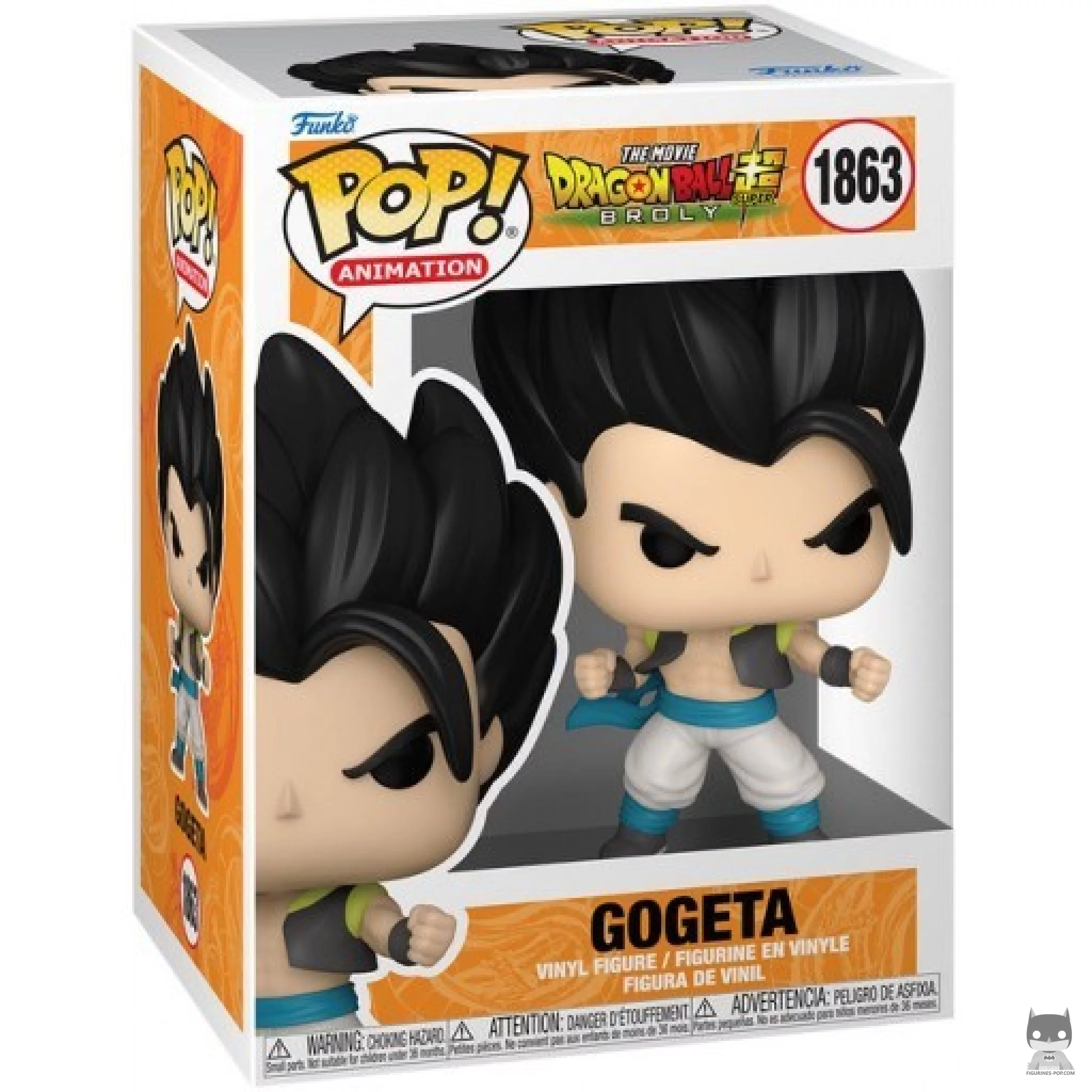 Gogeta Funko Pop! figure in its box