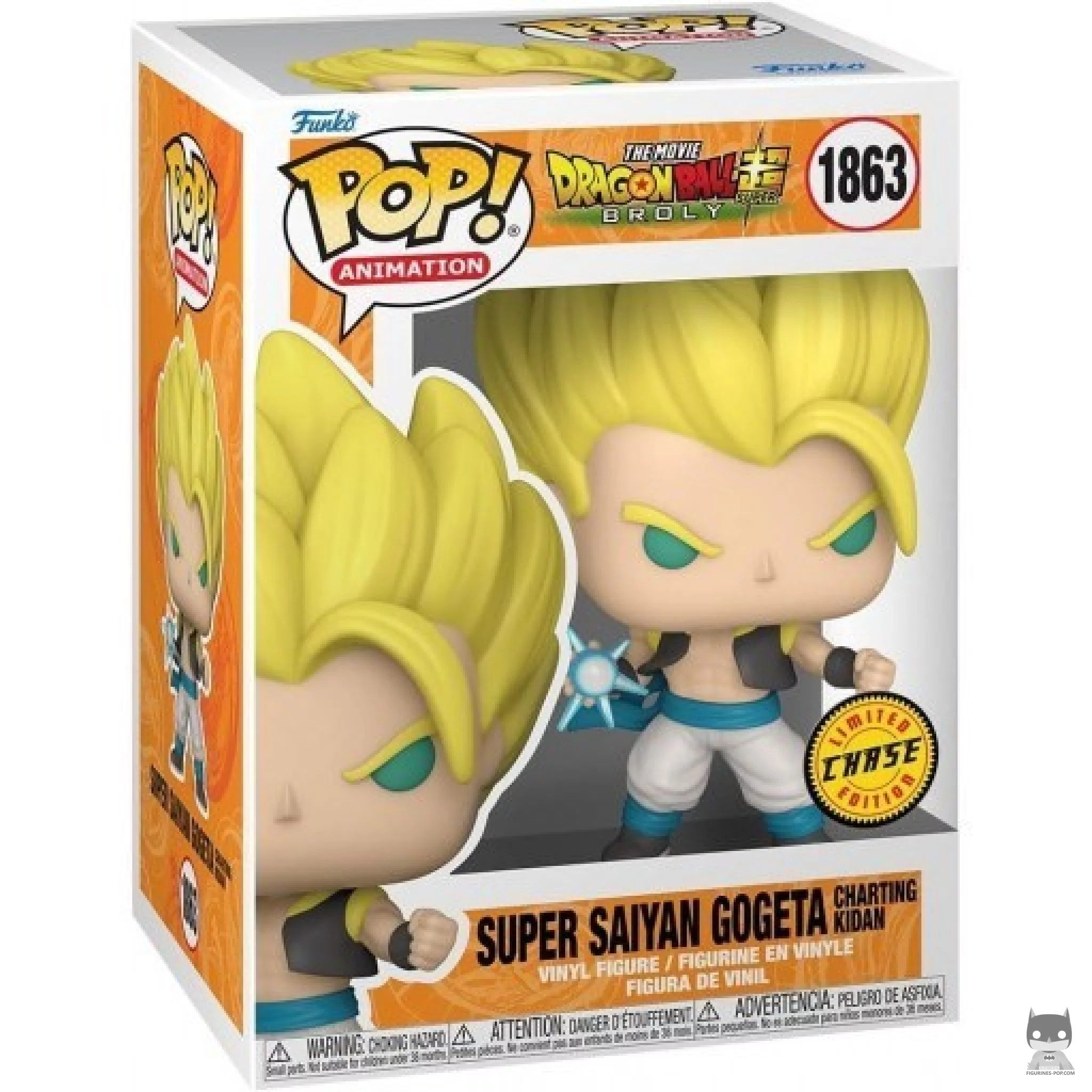 Gogeta Super Saiyan (Chase) Funko Pop! figure in its box