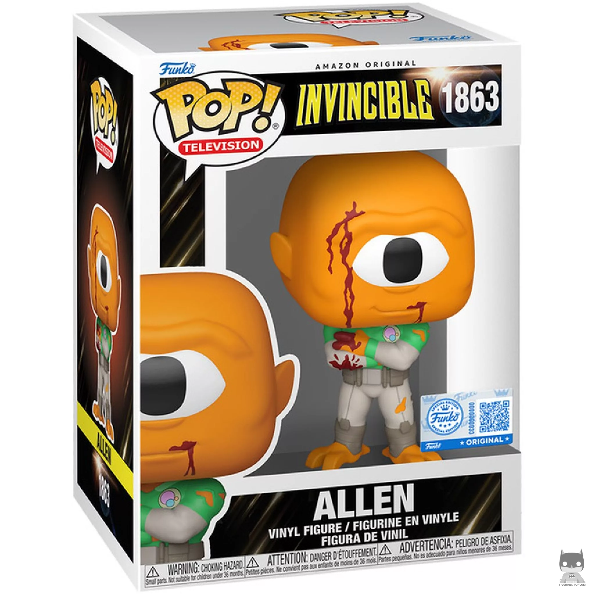 Allen (Bloody) Funko Pop! figure in its box