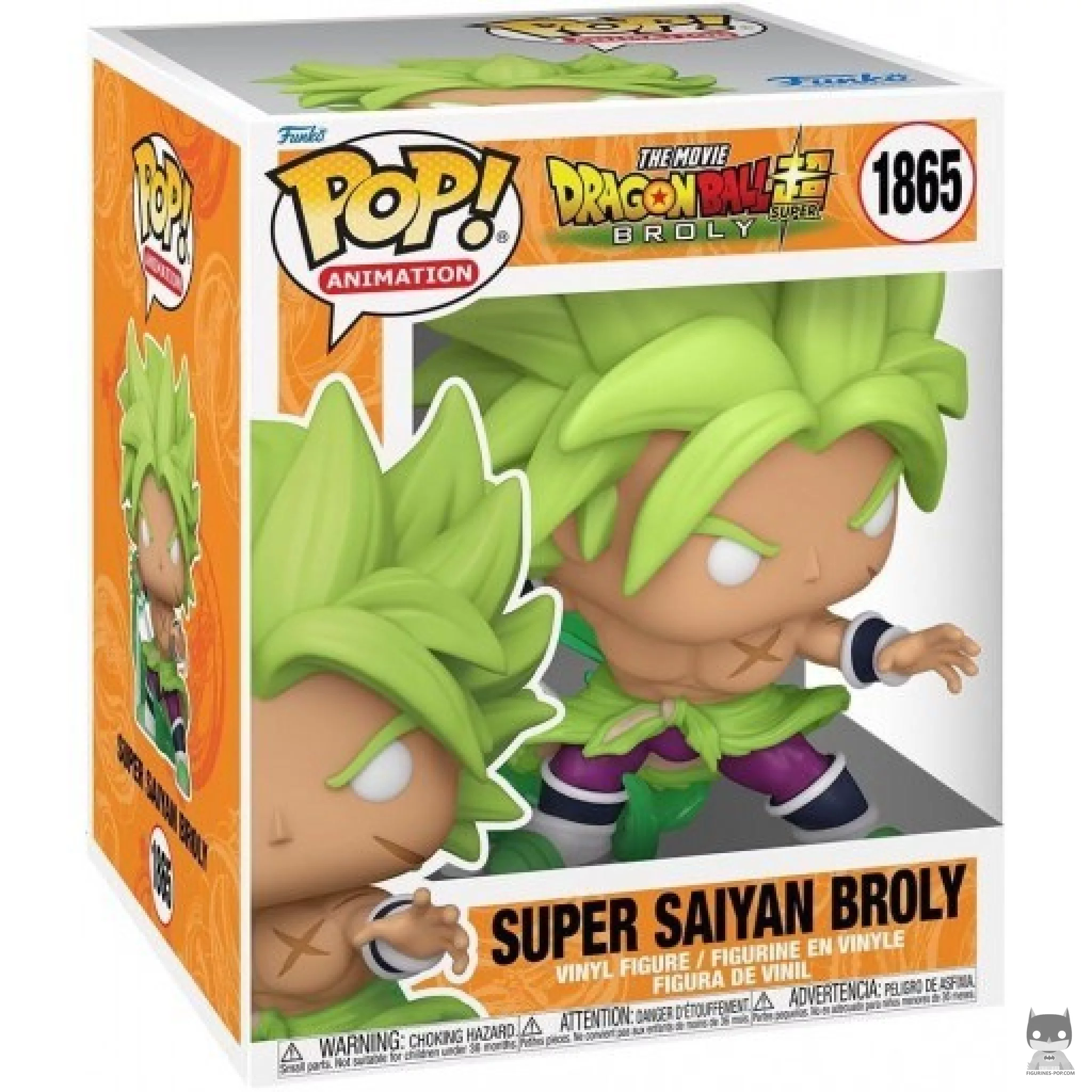 Broly Super Saiyan (SuperSized) Funko Pop! figure in its box