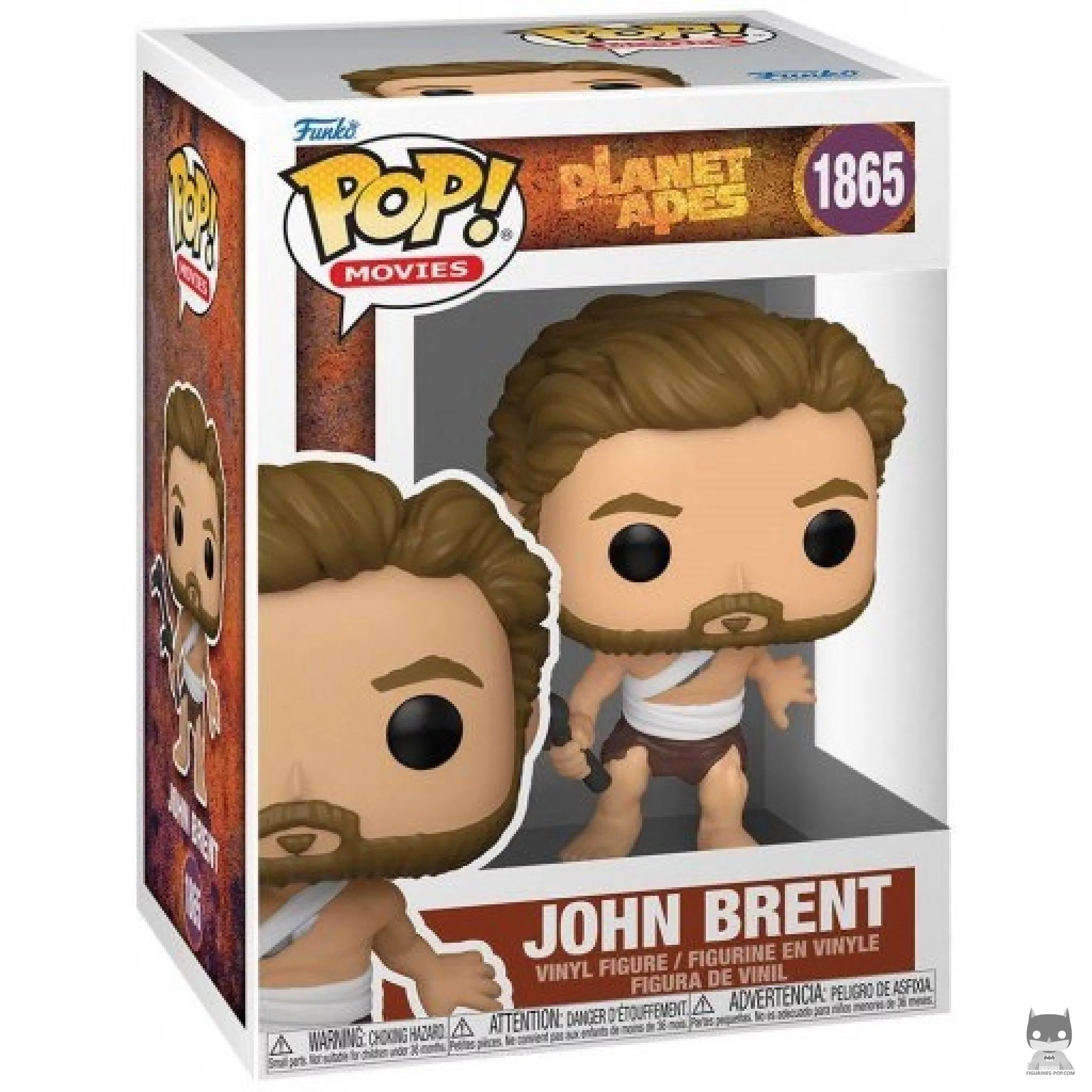 John Brent Funko Pop! figure in its box