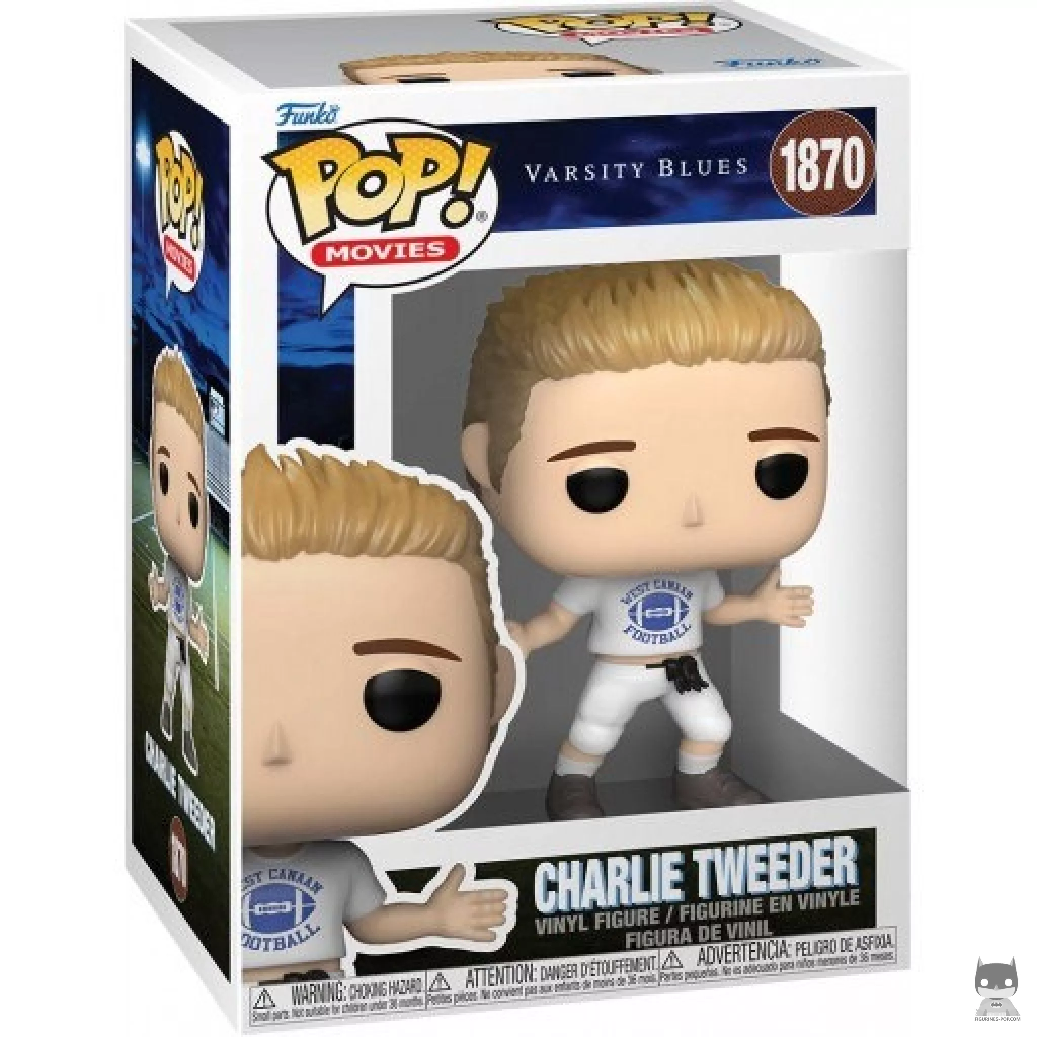 Charlie Tweeder Funko Pop! figure in its box