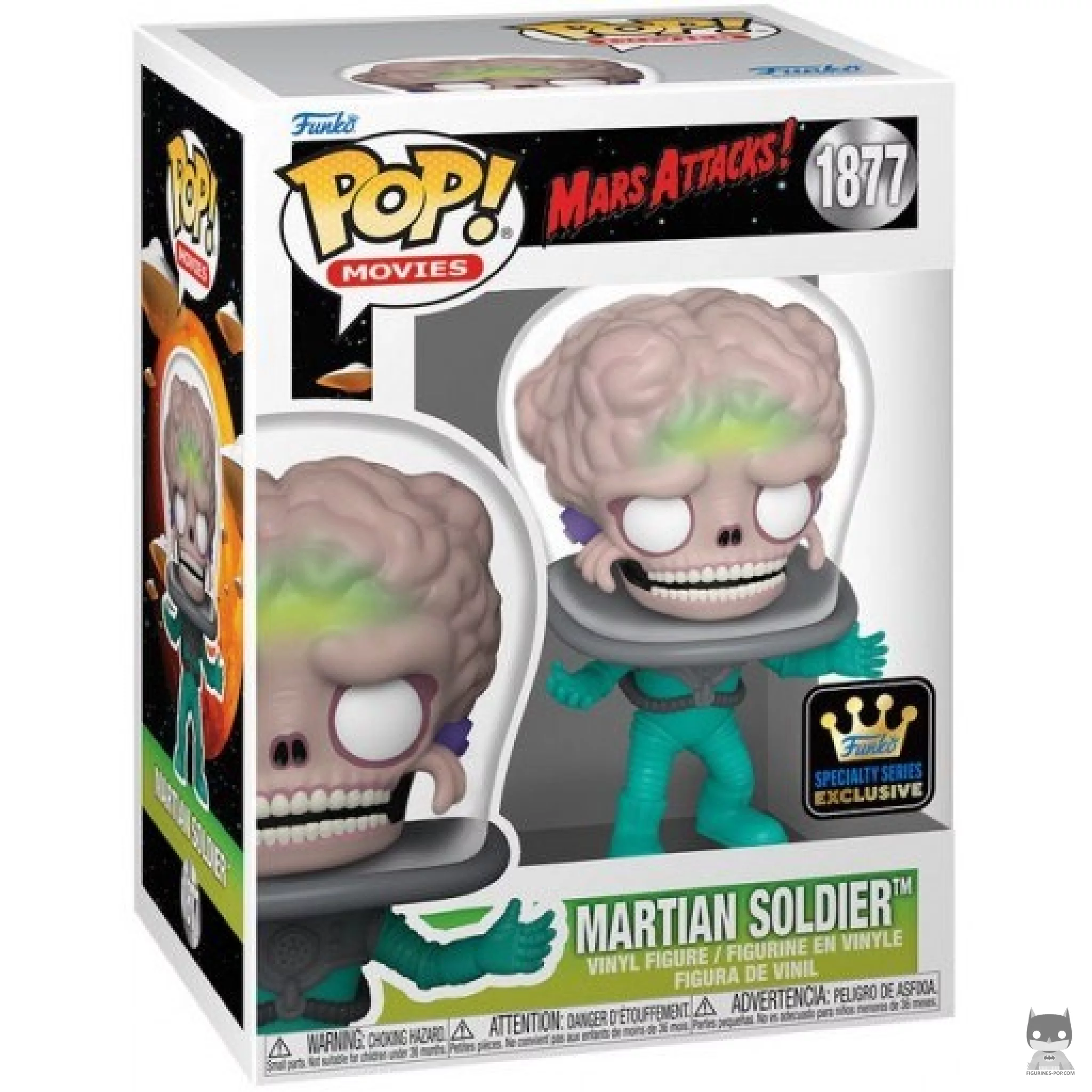 Martian Soldier Funko Pop! figure in its box