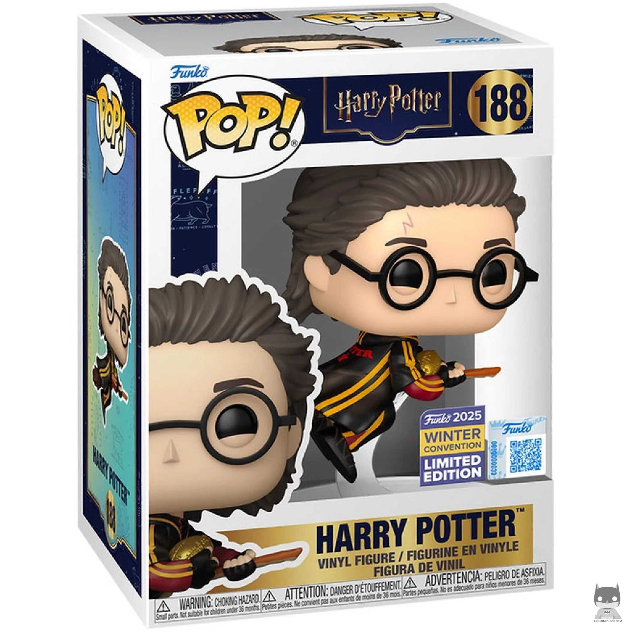 Harry Potter (Quidditch) Funko Pop! figure in its box