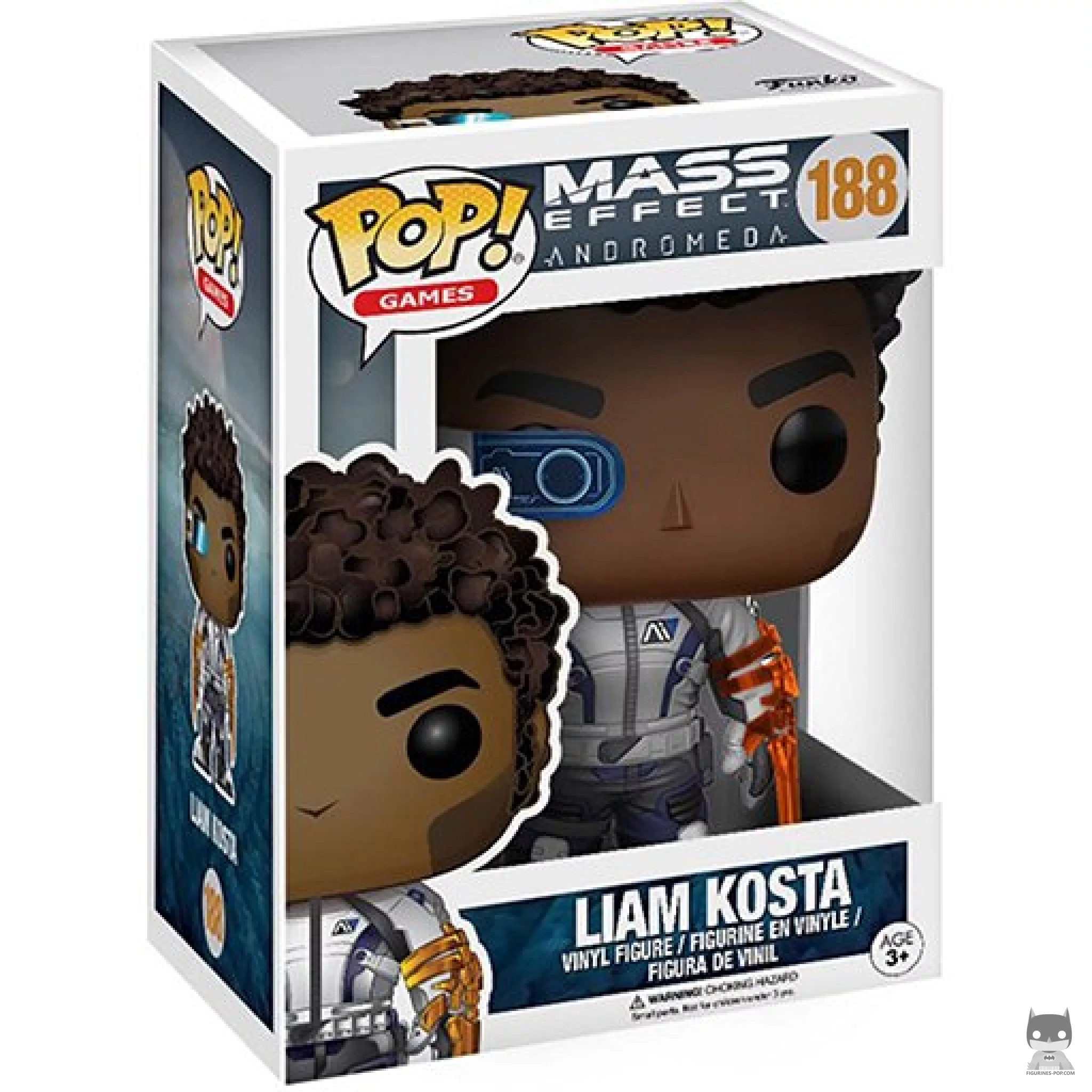 Liam Kosta Funko Pop! figure in its box