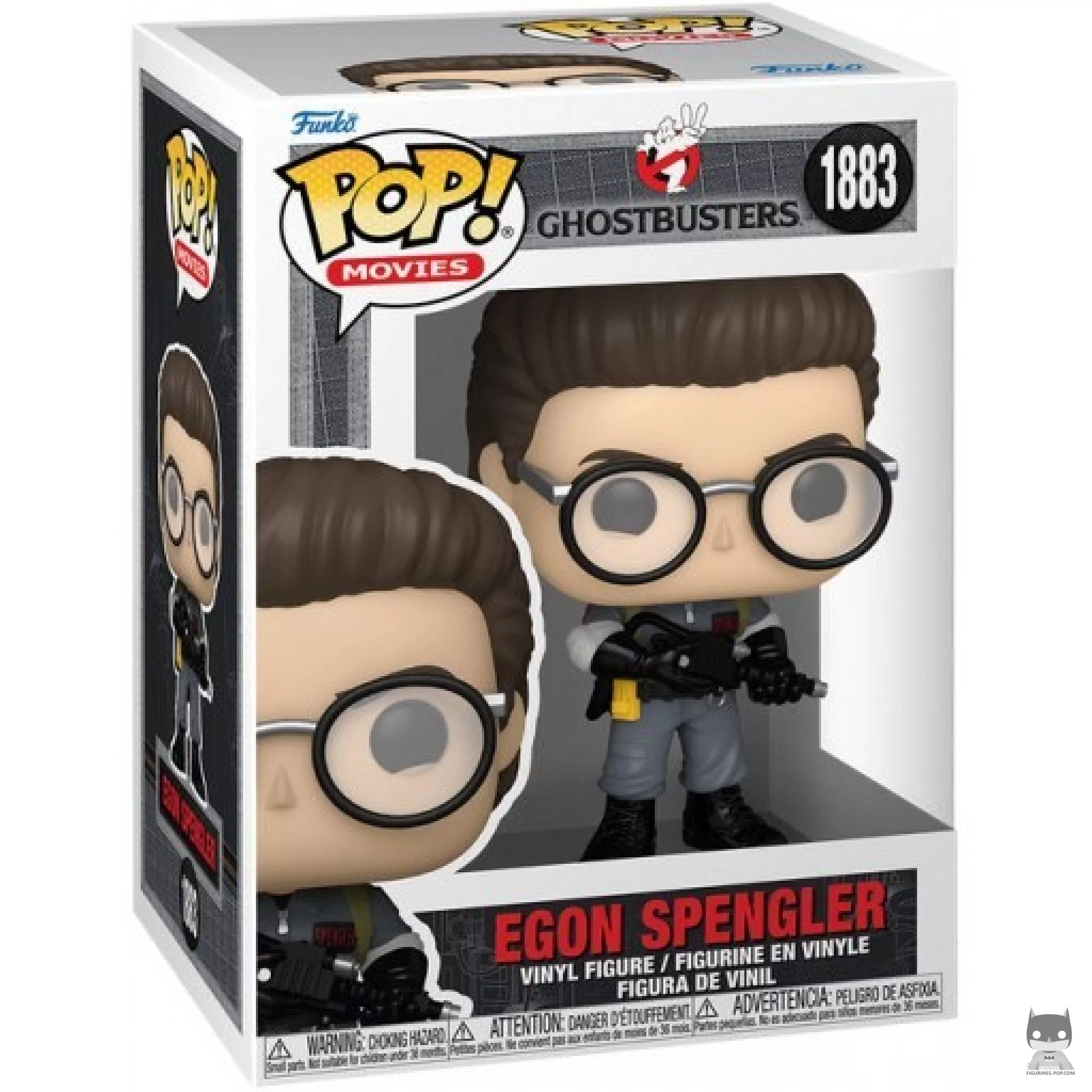 Egon Spengler Funko Pop! figure in its box