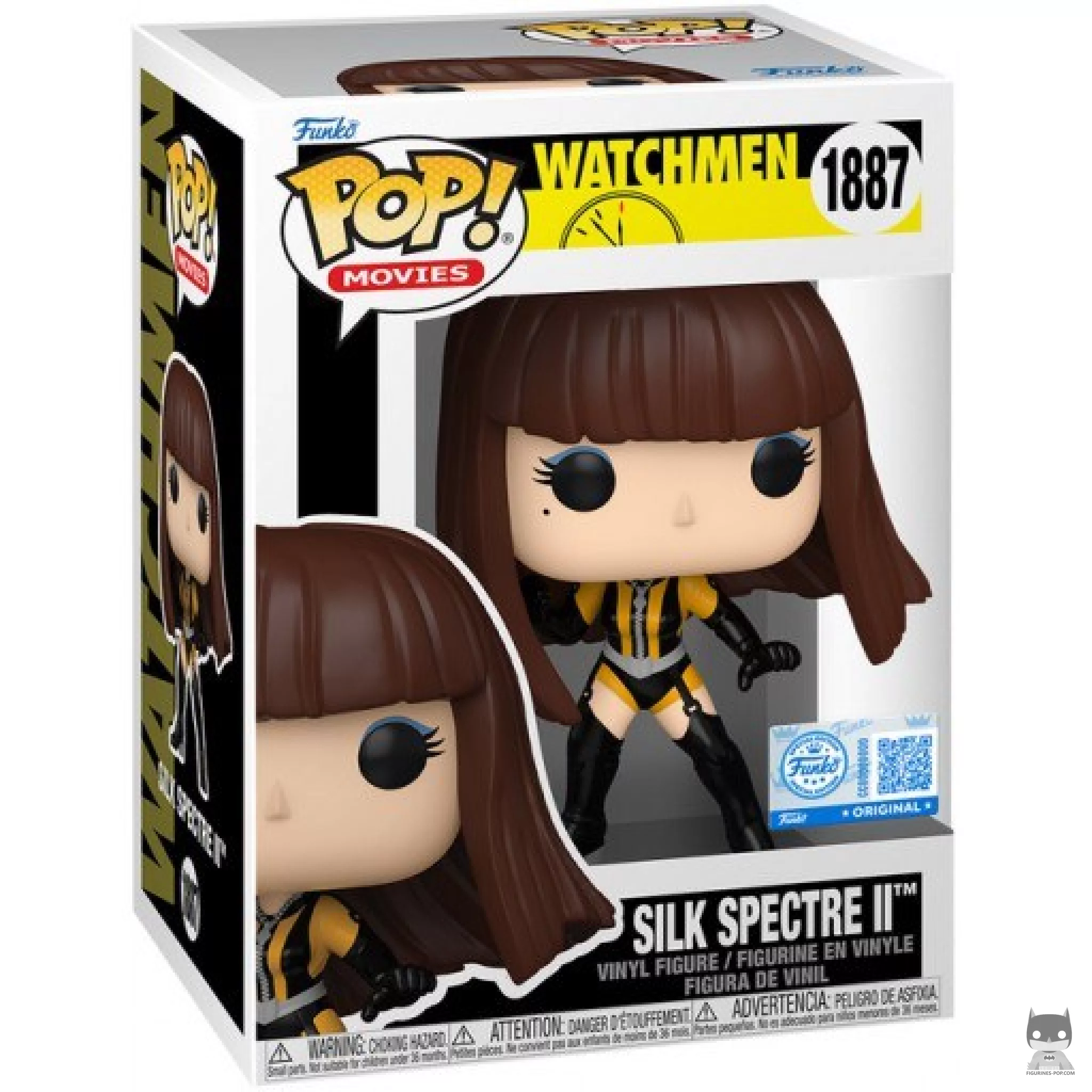 Silk Spectre II Funko Pop! figure in its box