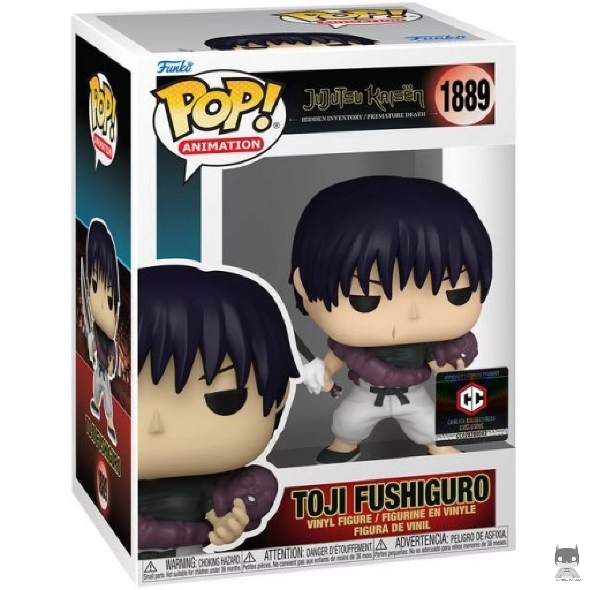 Toji Fushiguro Funko Pop! figure in its box