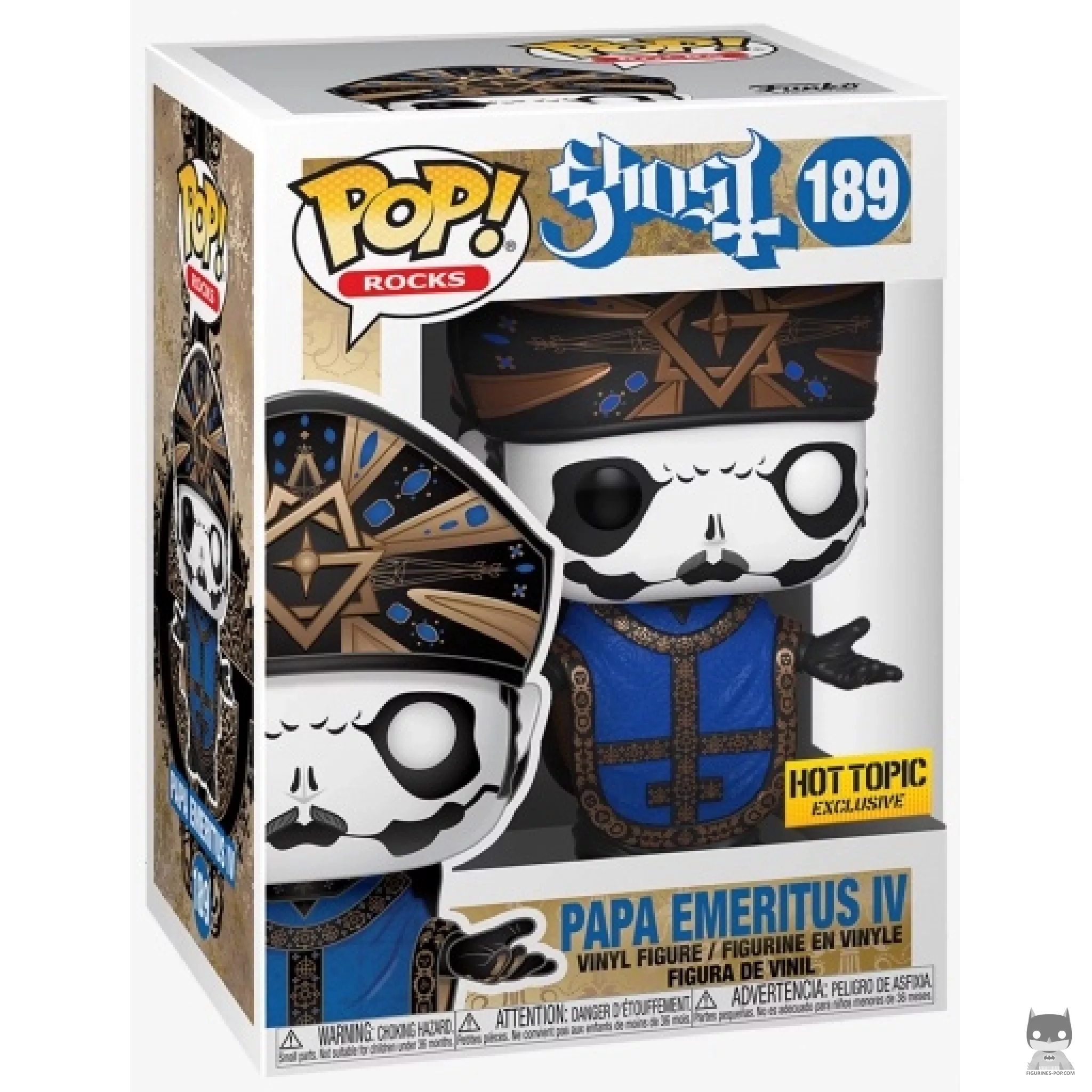 Papa Emeritus IV Funko Pop! figure in its box