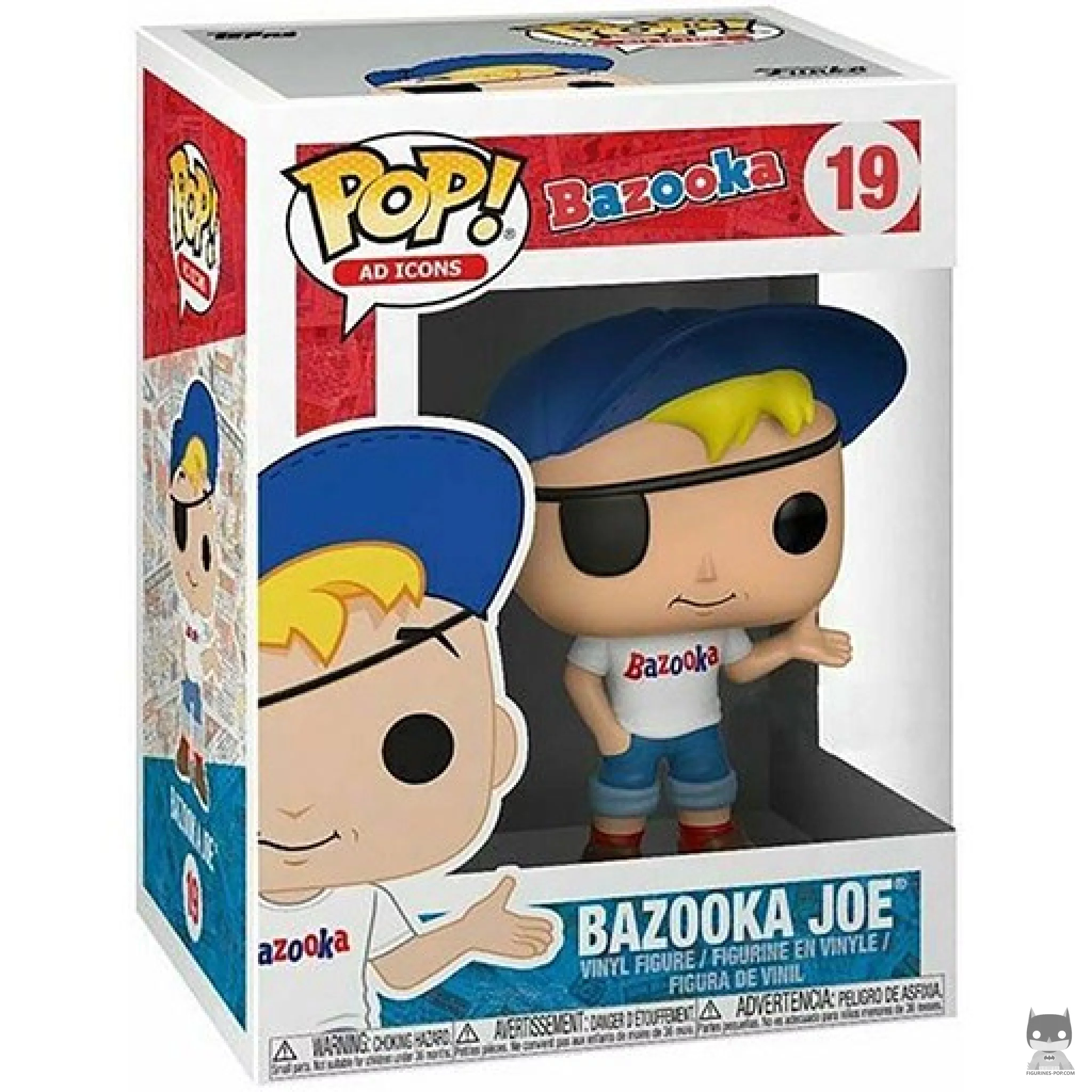 Bazooka Joe Funko Pop! figure in its box
