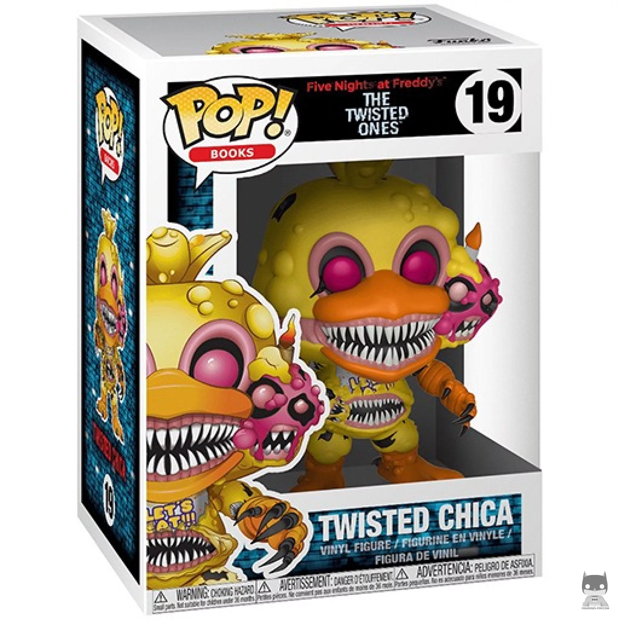 Chica the Chicken (Twisted) Funko Pop! figure in its box