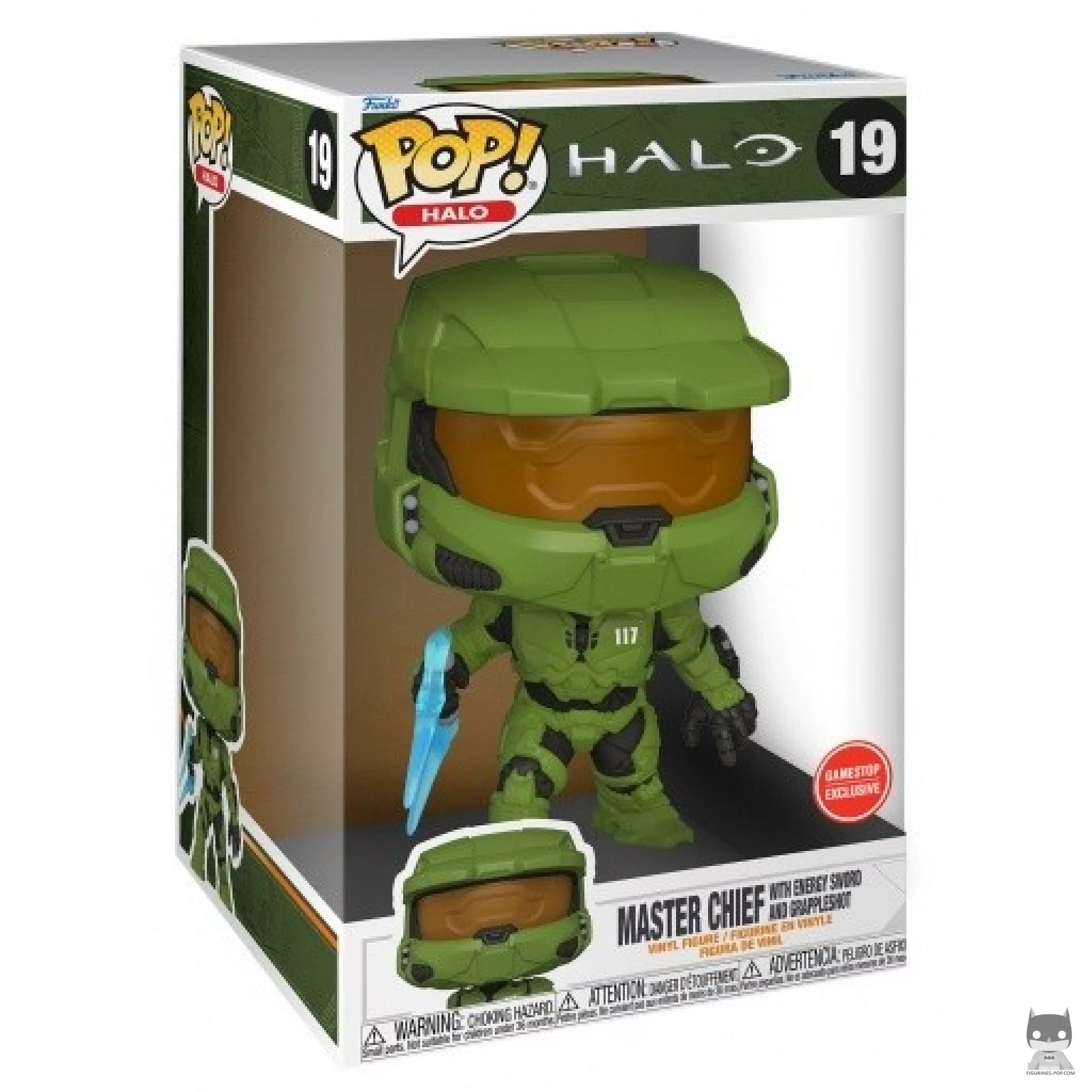 Master Chief (Supersized) Funko Pop! figure in its box