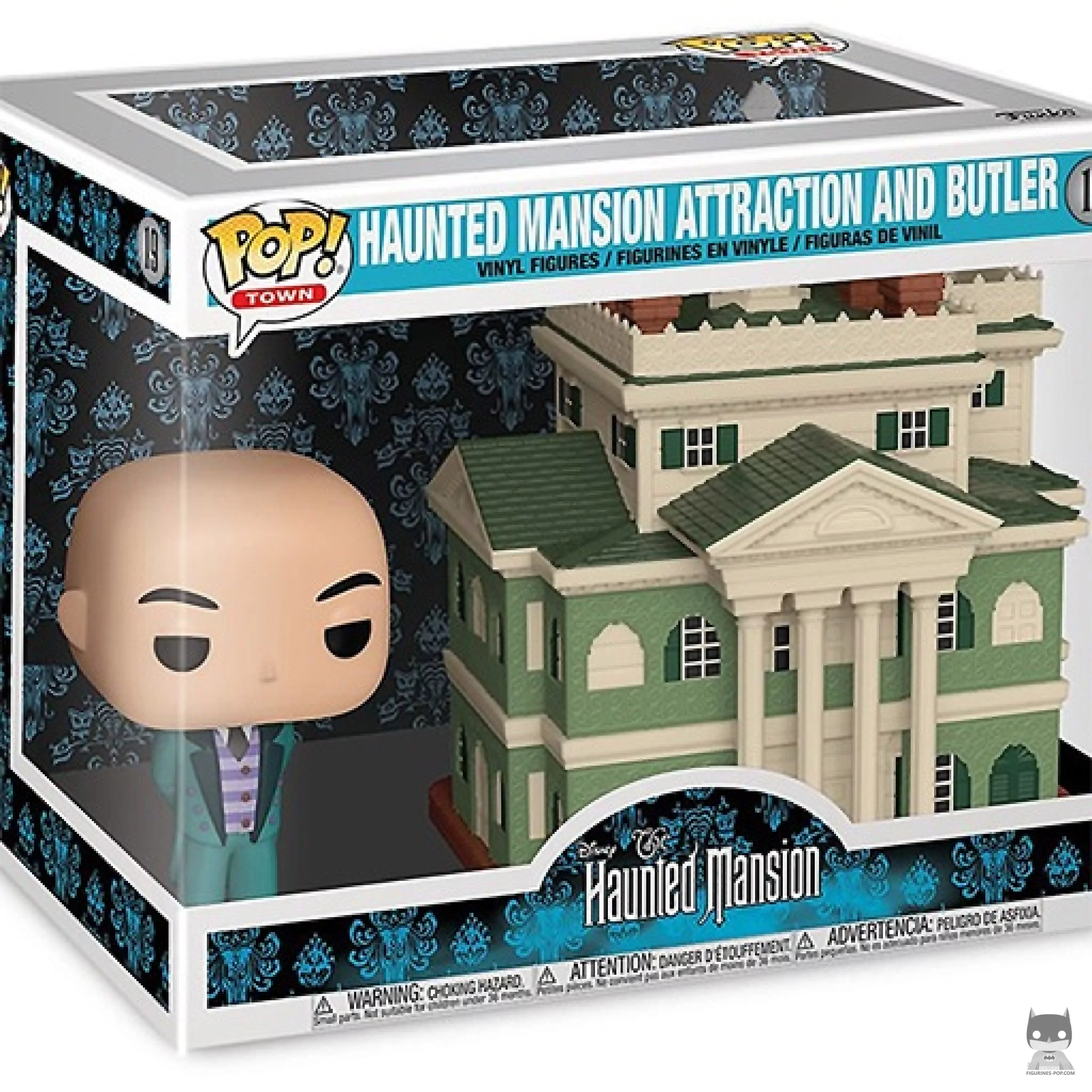 Haunted Mansion with Butler Funko Pop! figure in its box