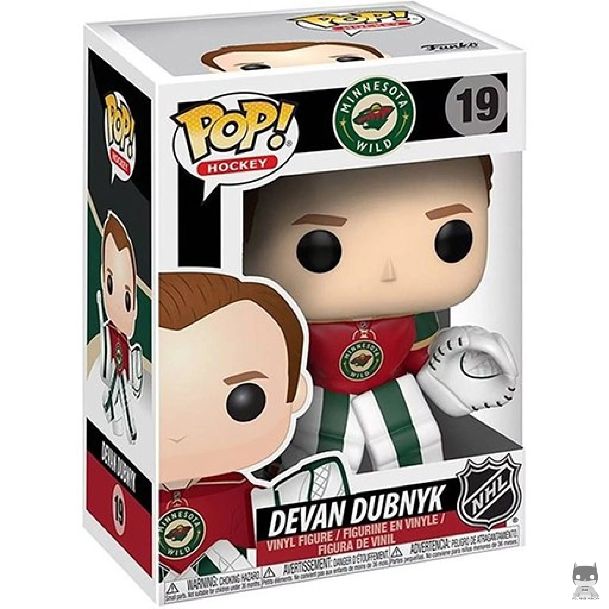 Devan Dubnyk (Wild Home) Funko Pop! figure in its box