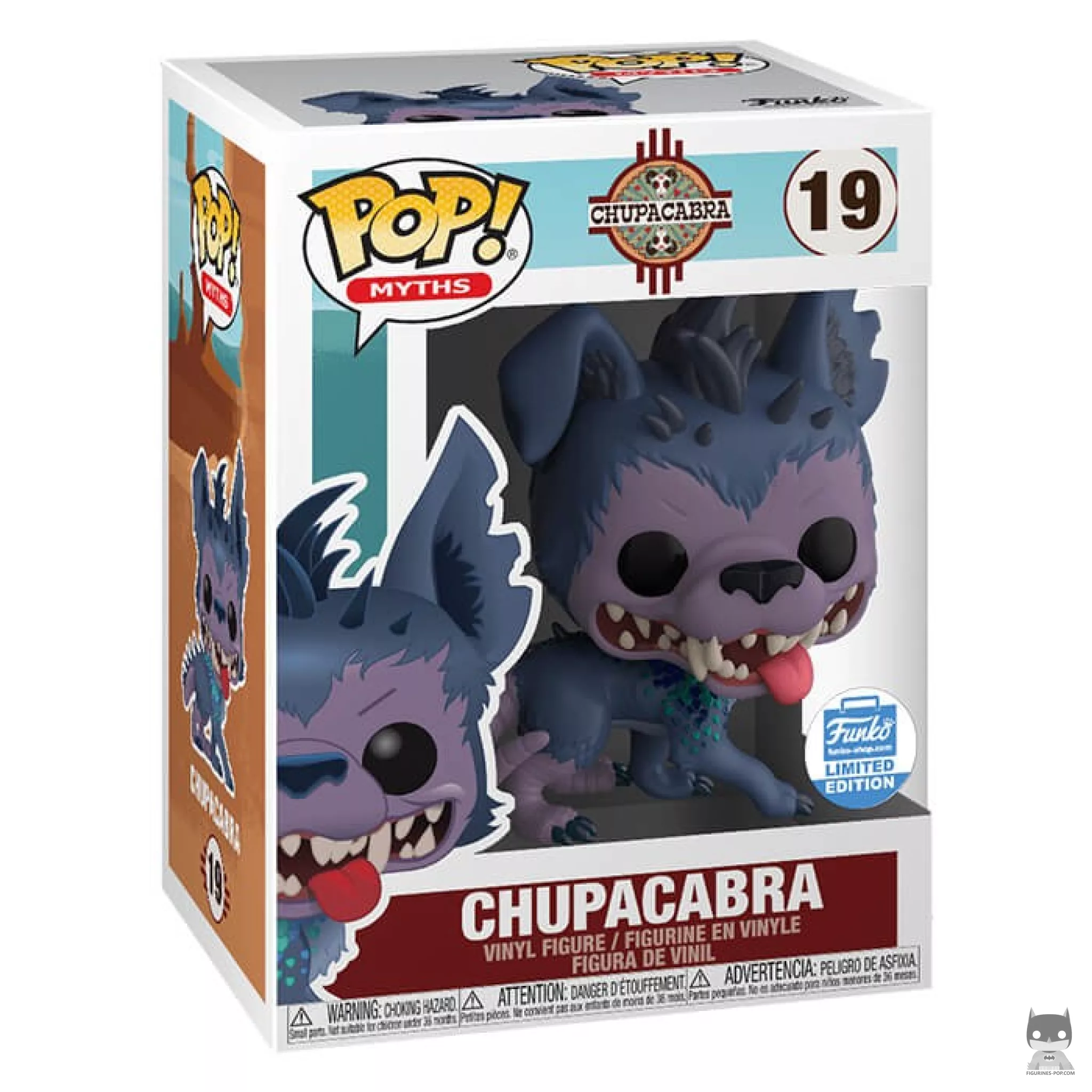 Chupacabra Funko Pop! figure in its box