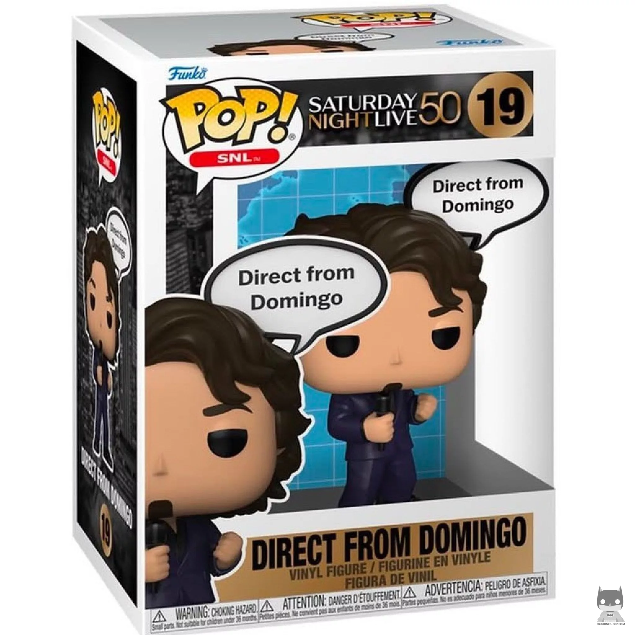 Direct from Domingo Funko Pop! figure in its box