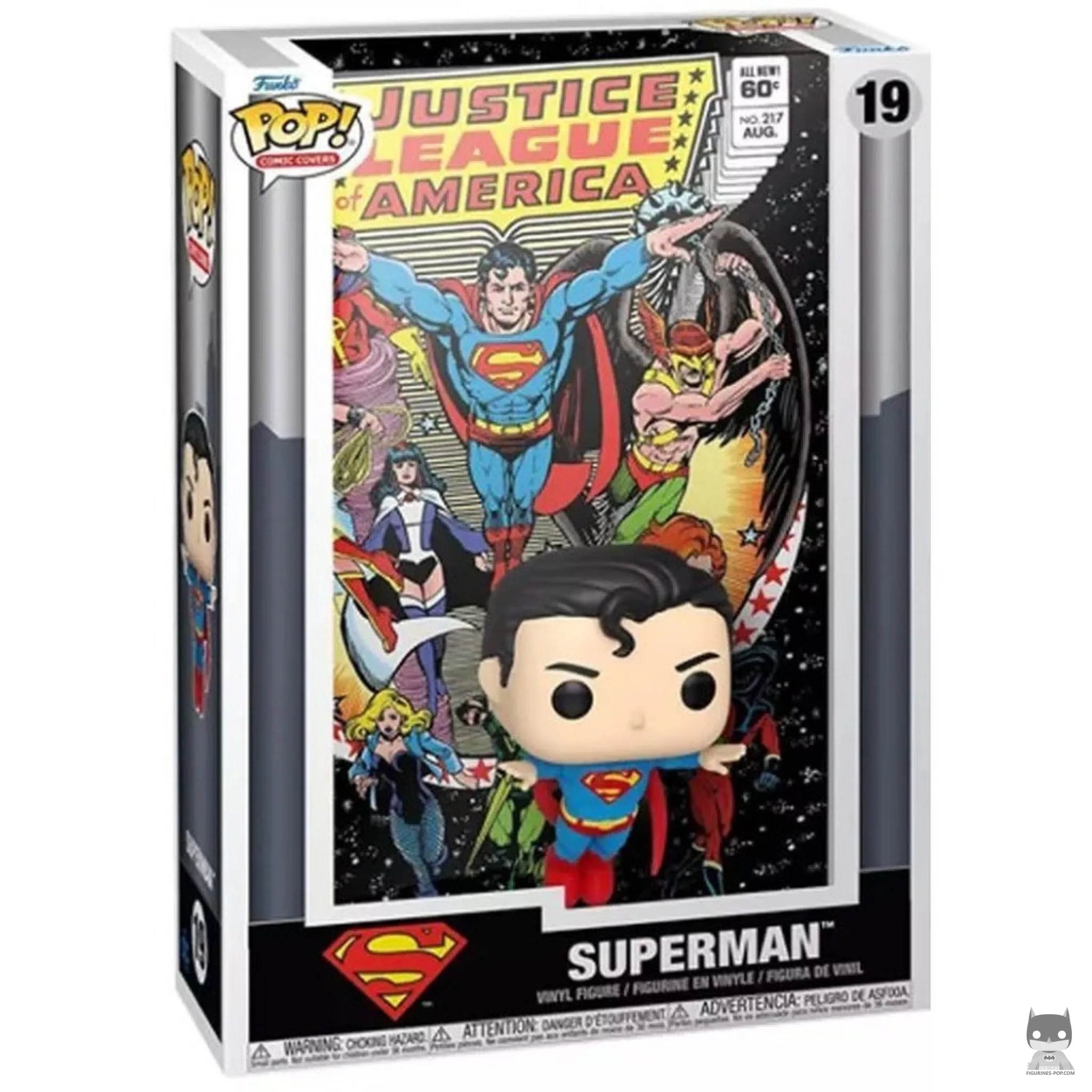 Superman Justice League of America #217 Funko Pop! figure in its box