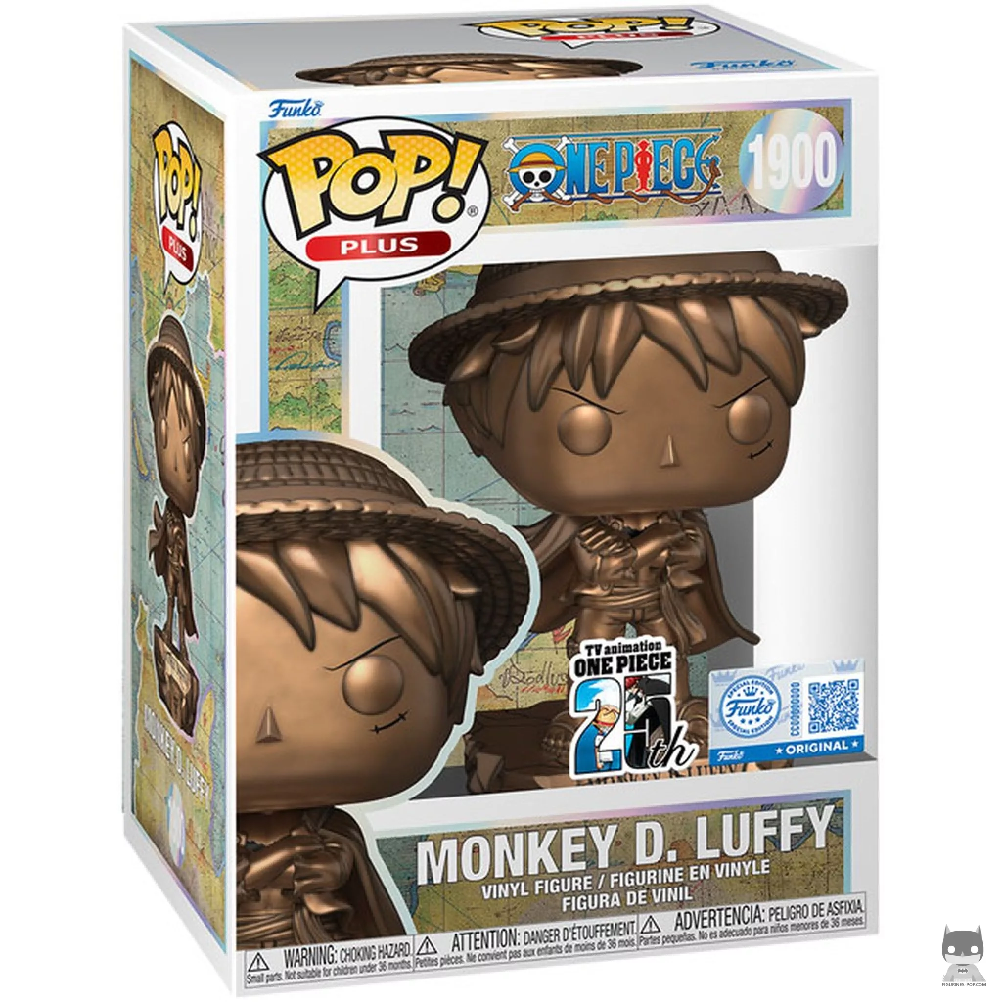Monkey D. Luffy (Bronze) Funko Pop! figure in its box