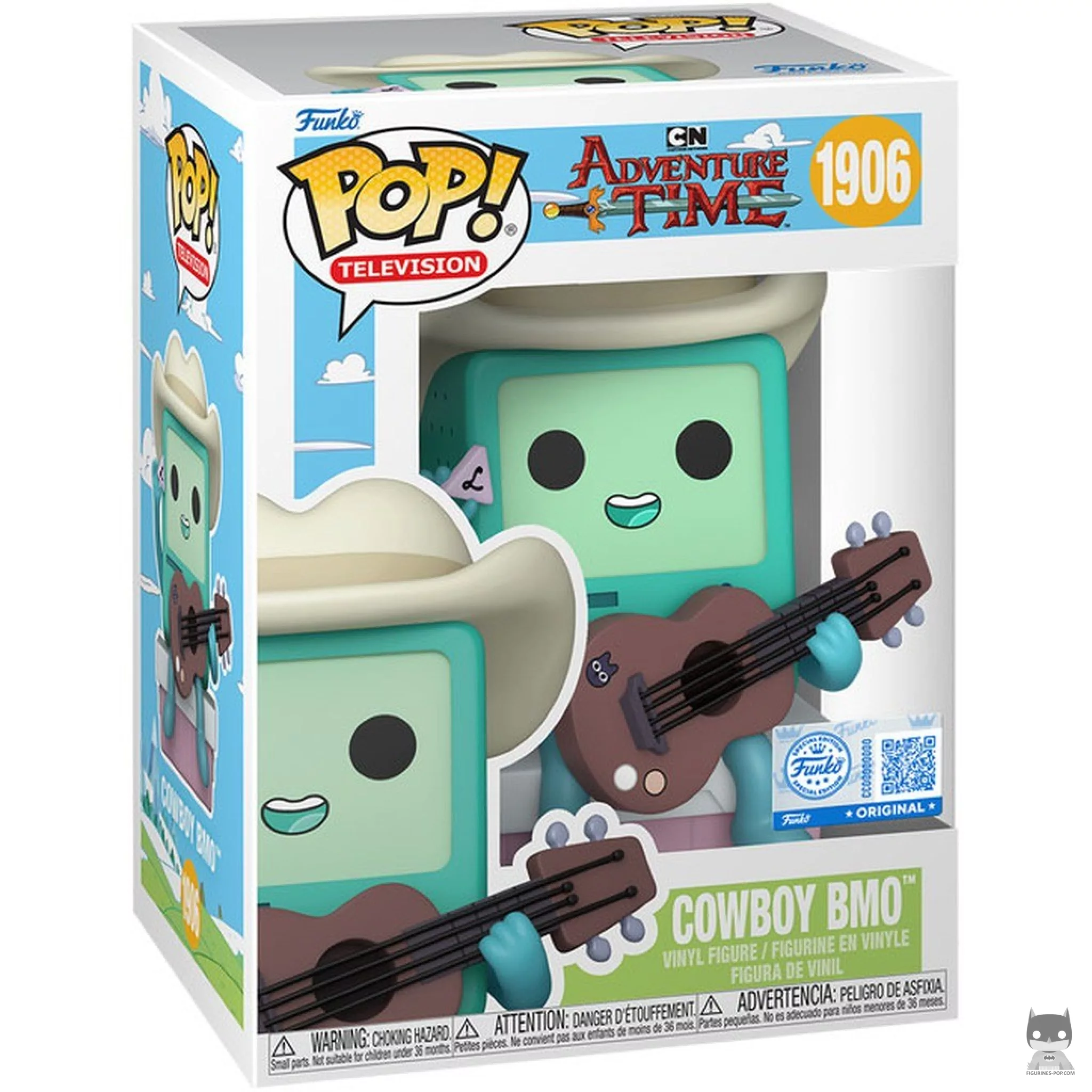 Cowboy BMO Funko Pop! figure in its box