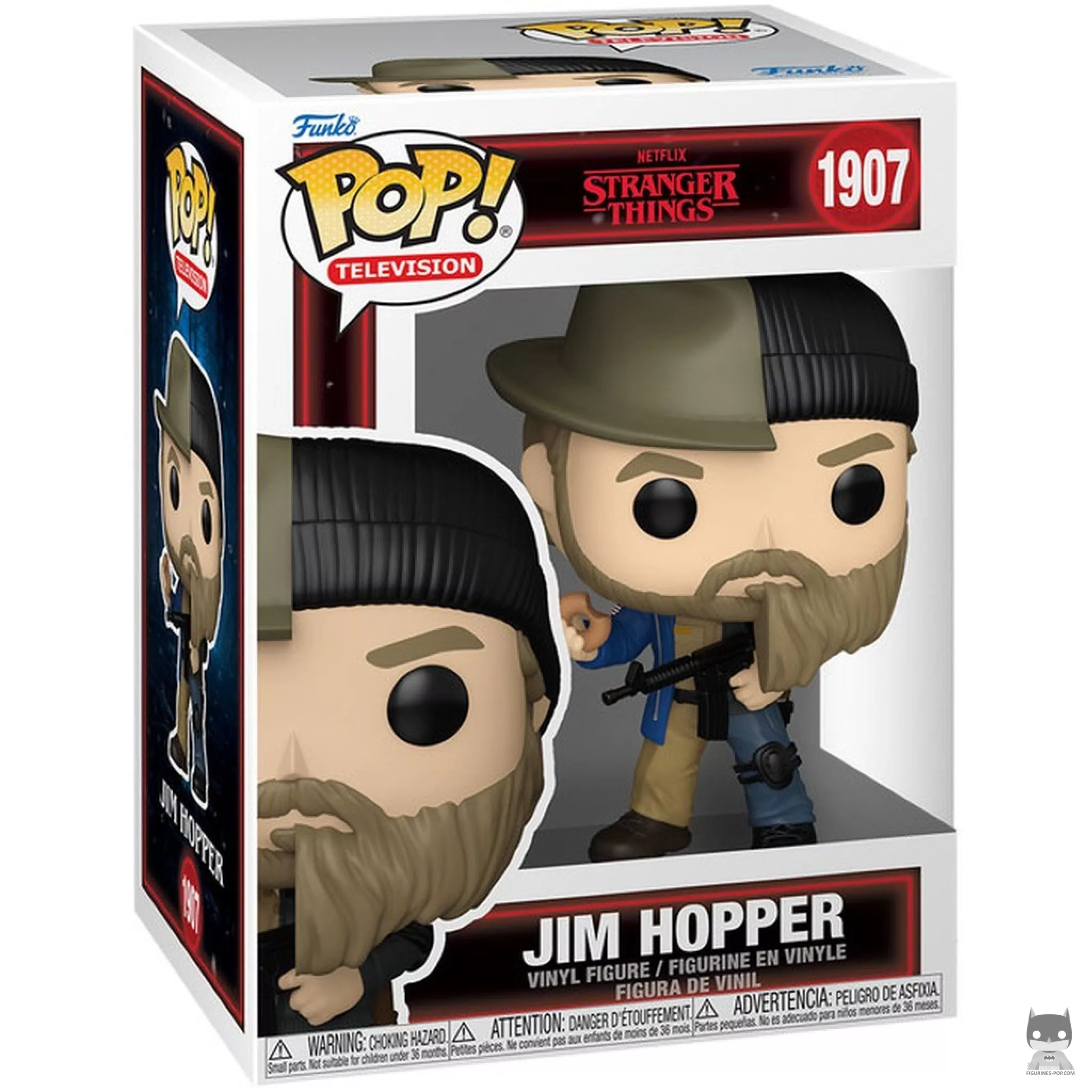 Jim Hopper (Split) Funko Pop! figure in its box