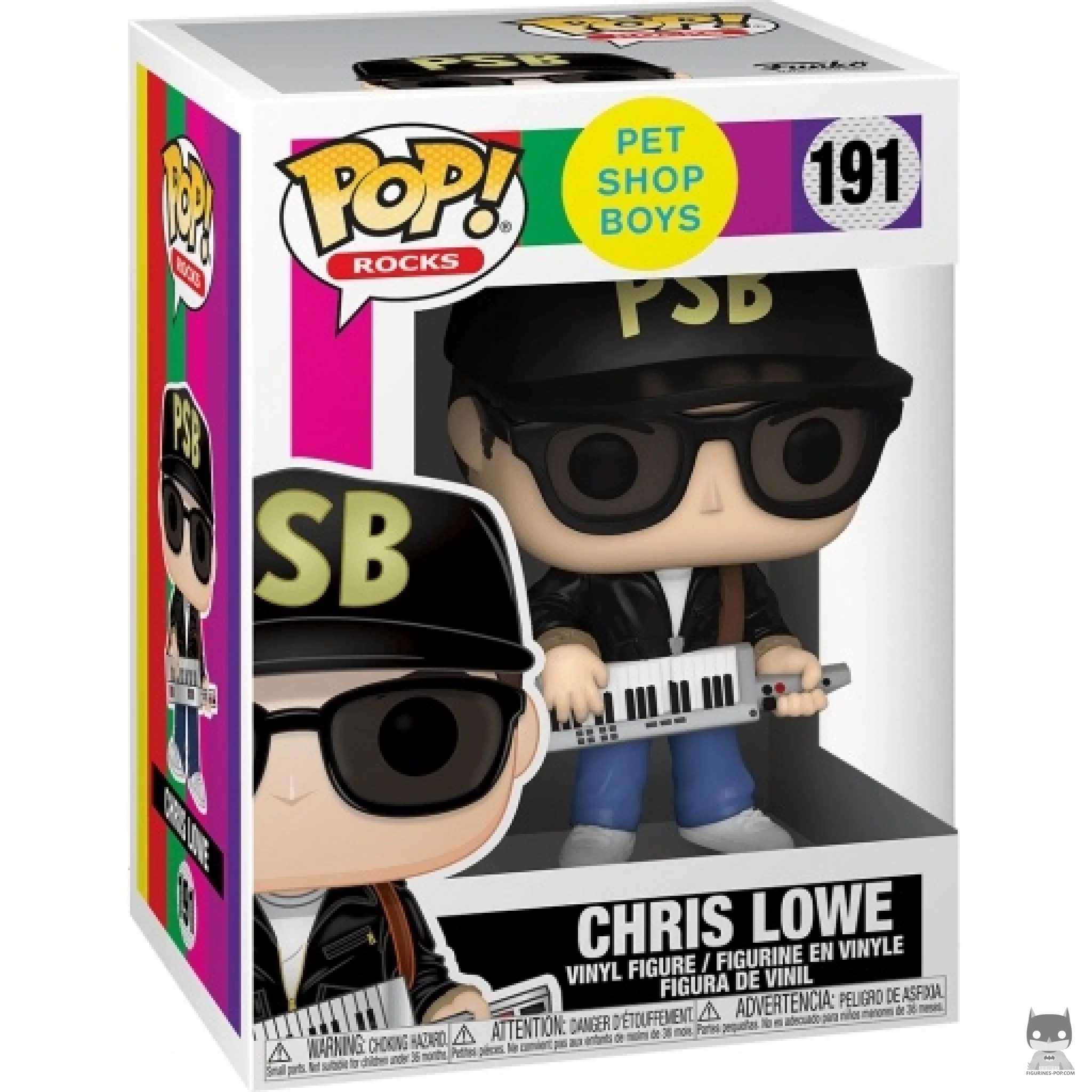 Chris Lowe Funko Pop! figure in its box