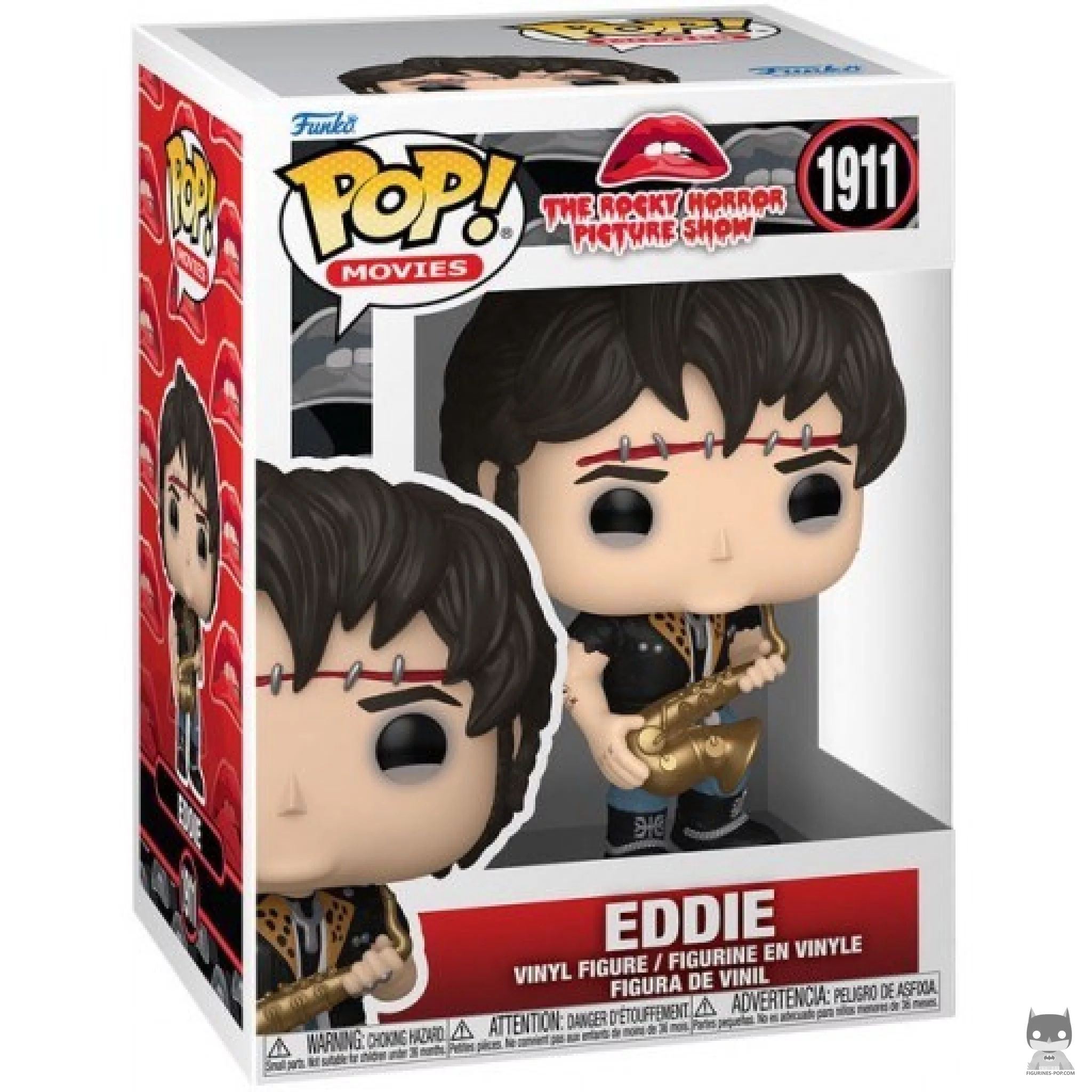 Eddie Funko Pop! figure in its box