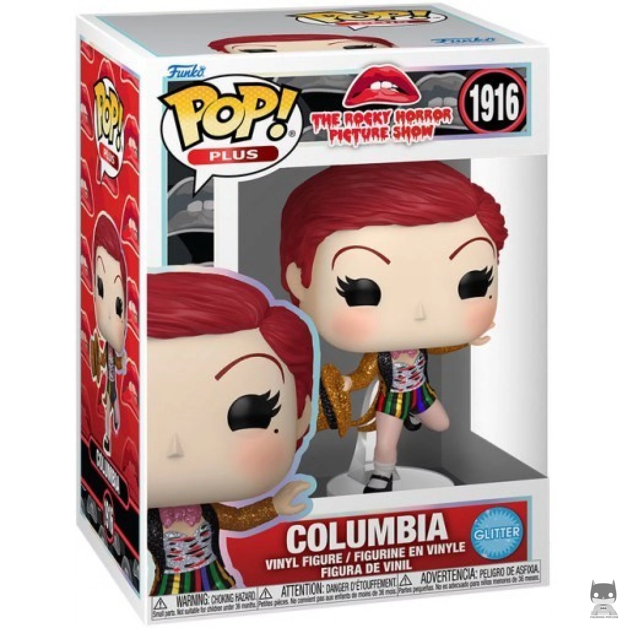 Columbia (Diamond Glitter) Funko Pop! figure in its box