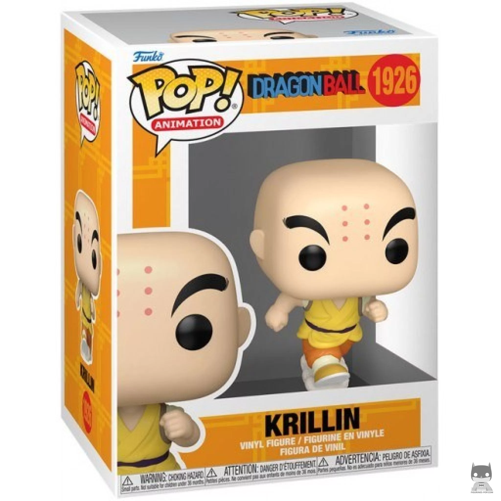 Krillin Funko Pop! figure in its box