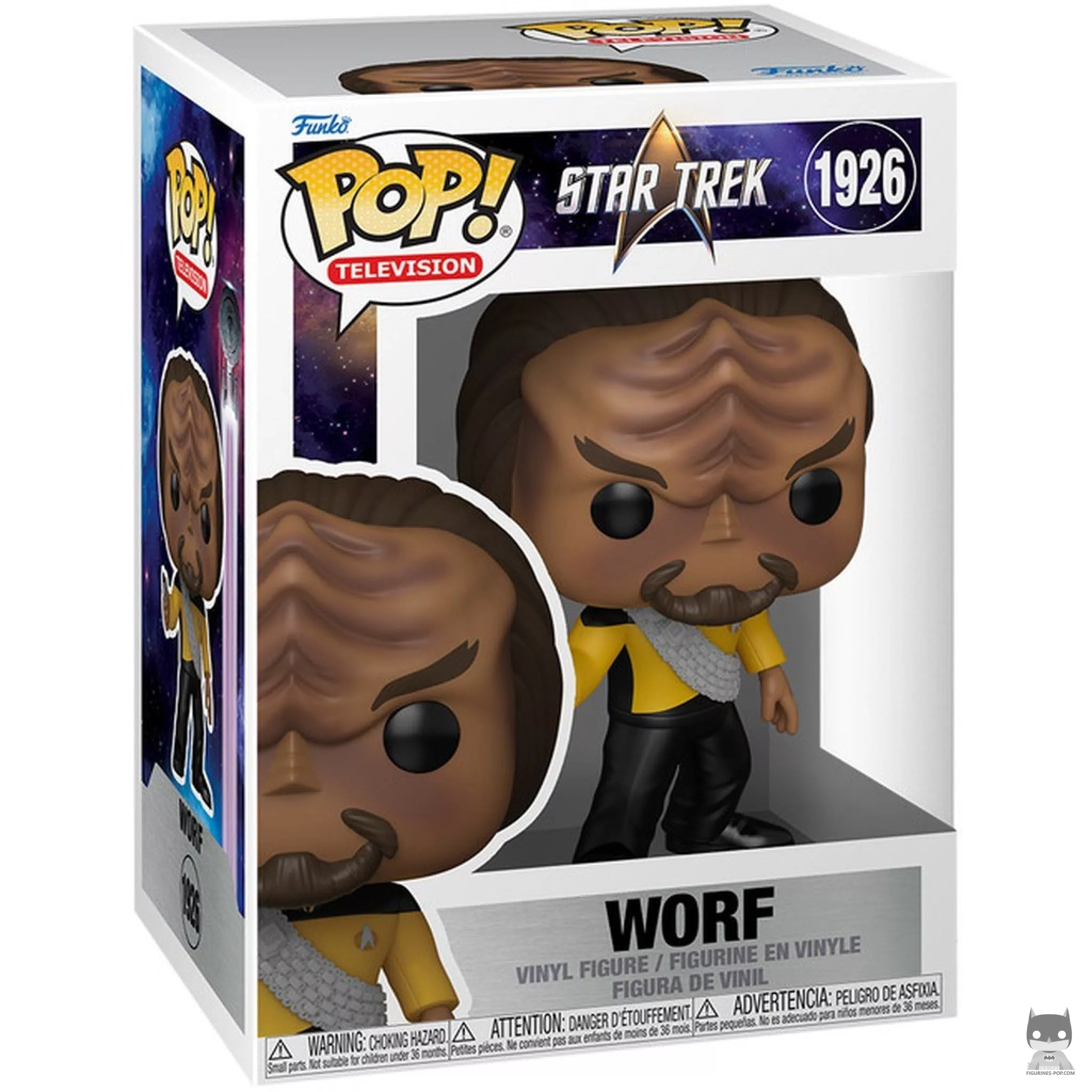 Worf Funko Pop! figure in its box