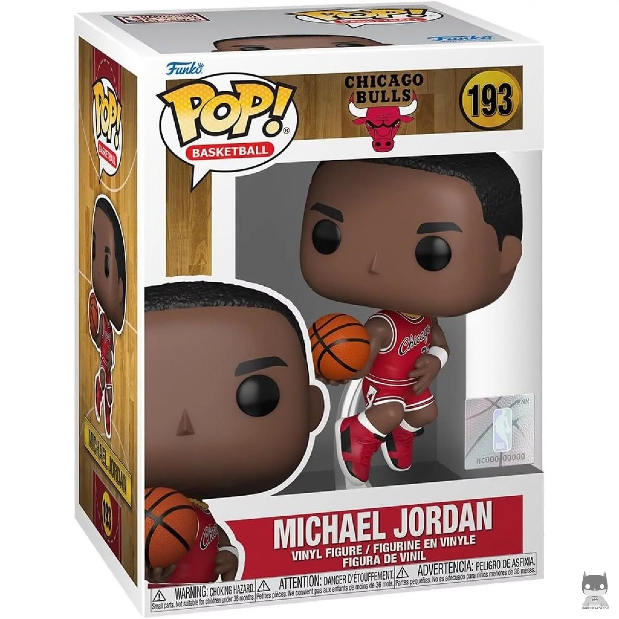 Michael Jordan (Rookie Season) Funko Pop! figure in its box