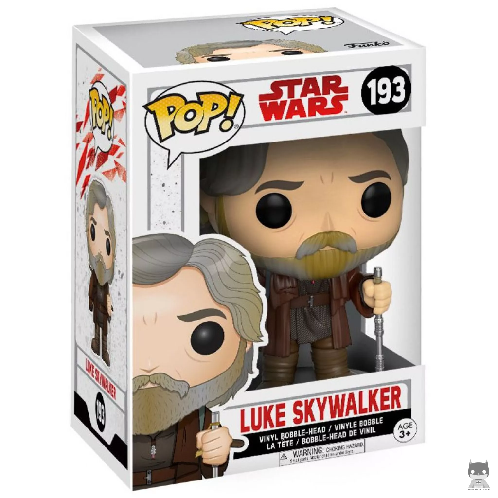 Luke Skywalker Old Man Funko Pop! figure in its box