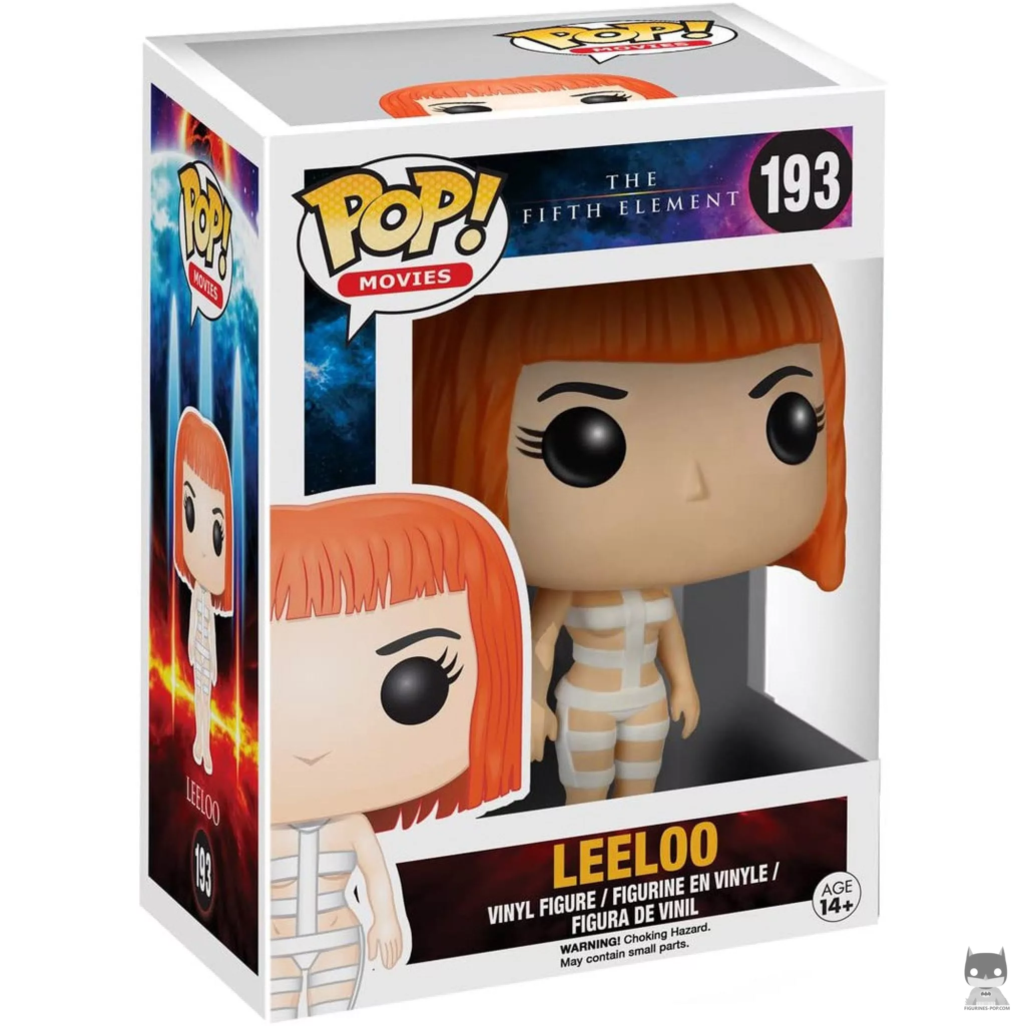 Leeloo with Straps Funko Pop! figure in its box