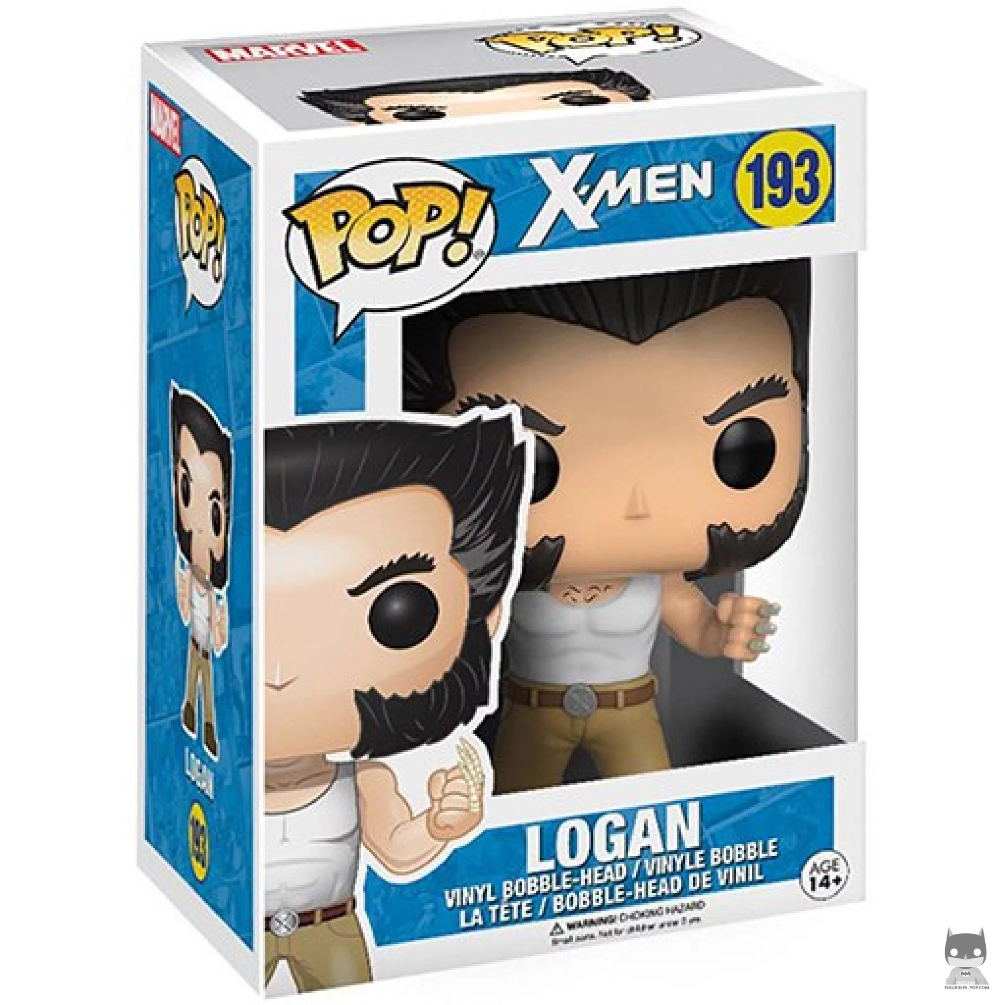 Logan Funko Pop! figure in its box