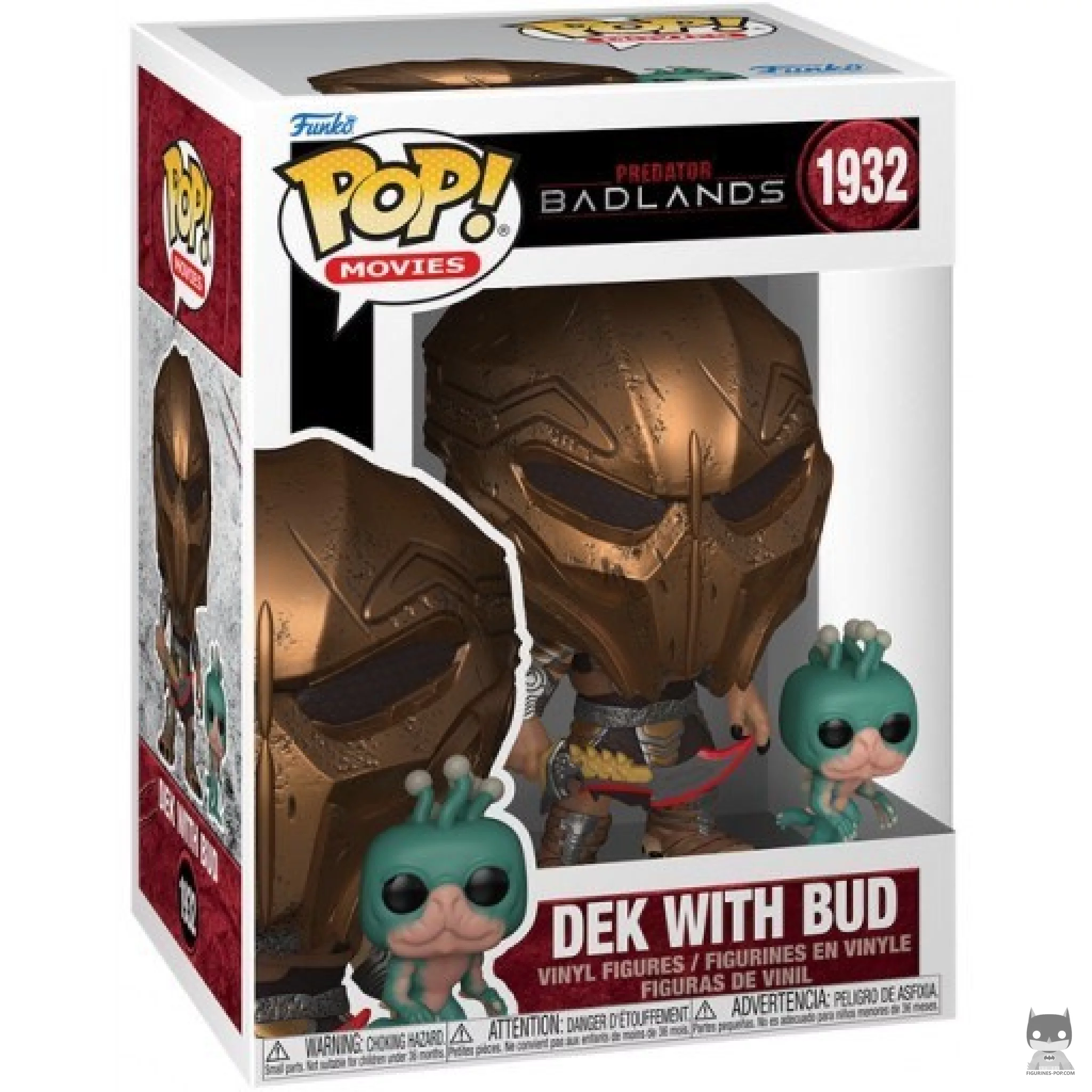 Dek with Bud Funko Pop! figure in its box