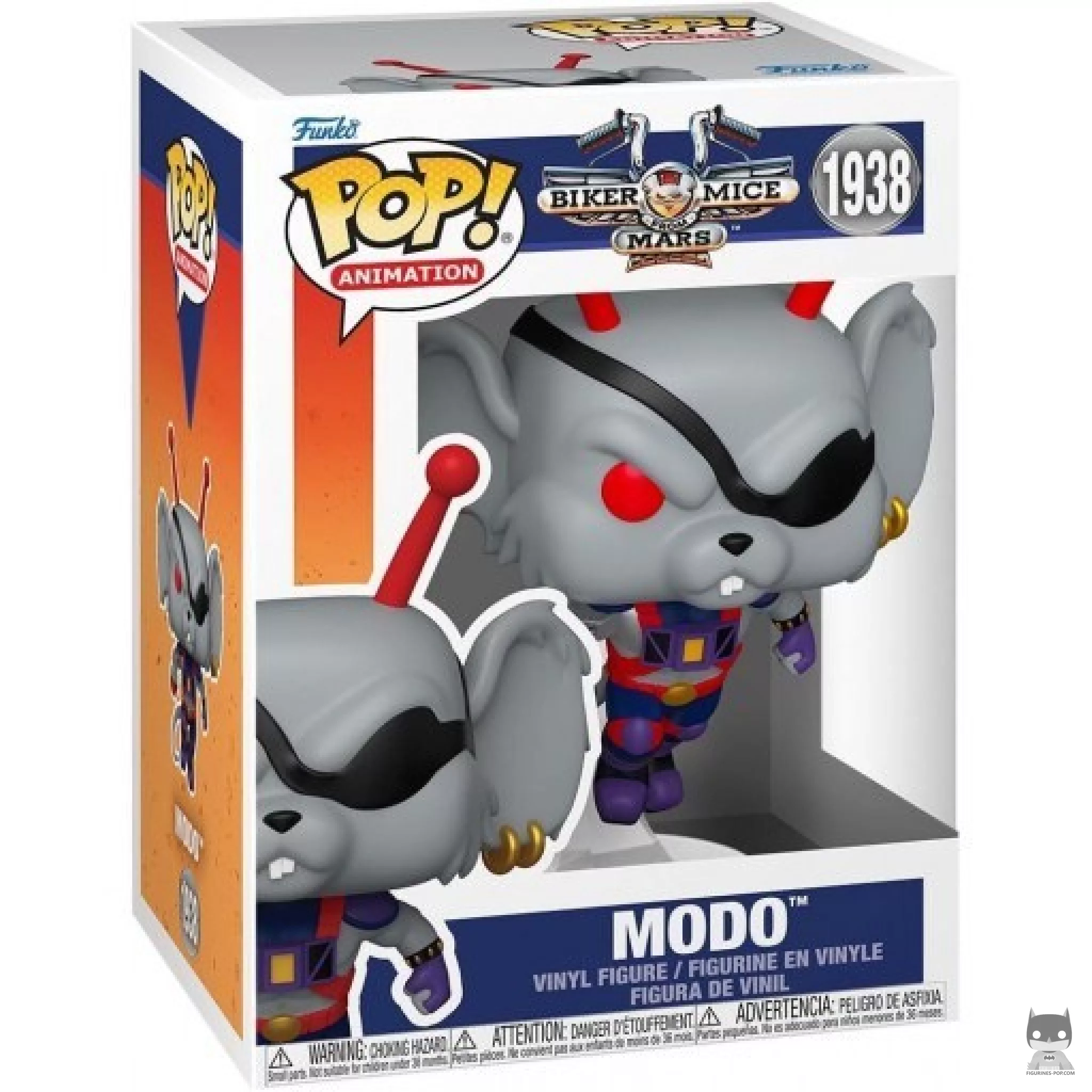 Modo Funko Pop! figure in its box