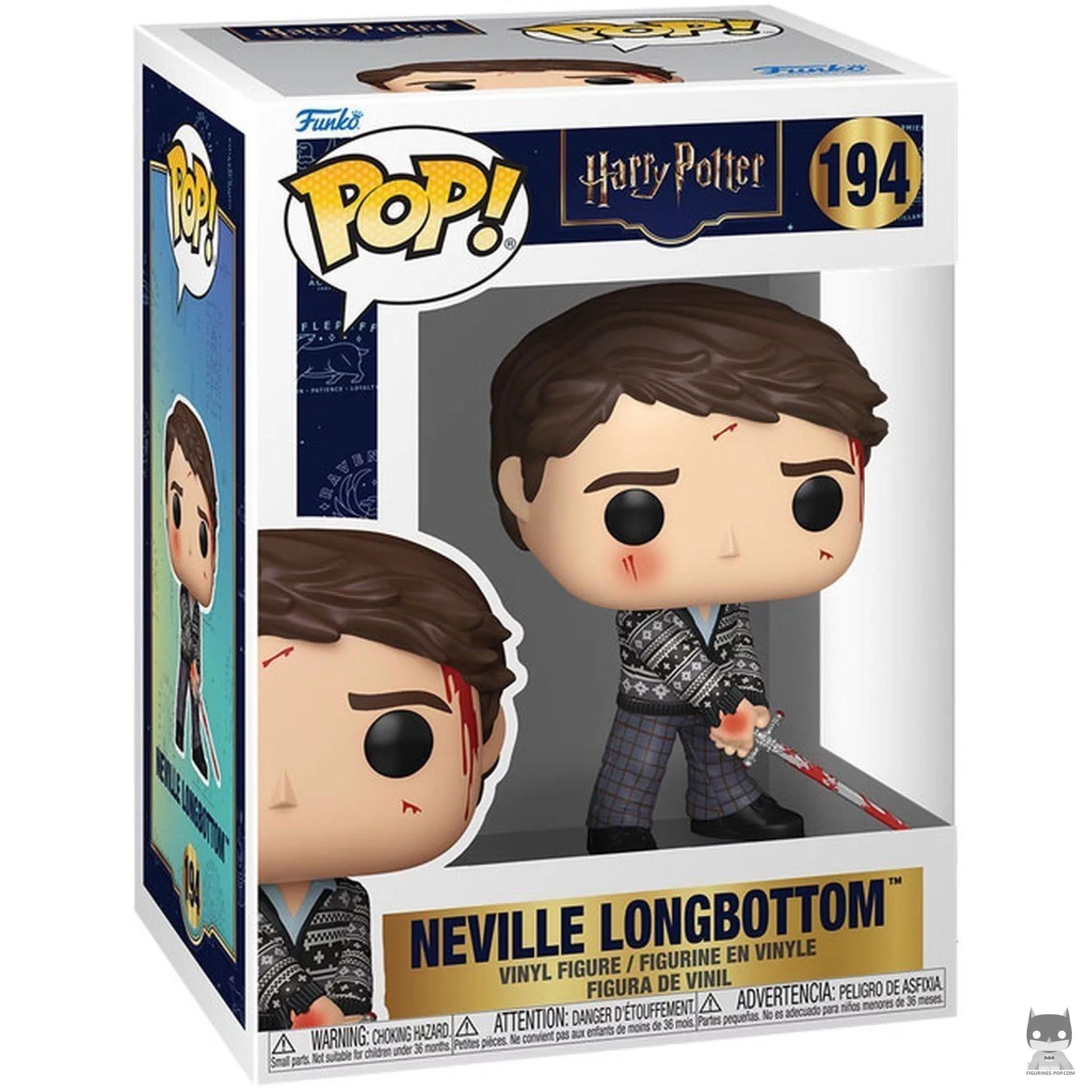 Neville Longbottom (with Sword of Gryffindor) Funko Pop! figure in its box